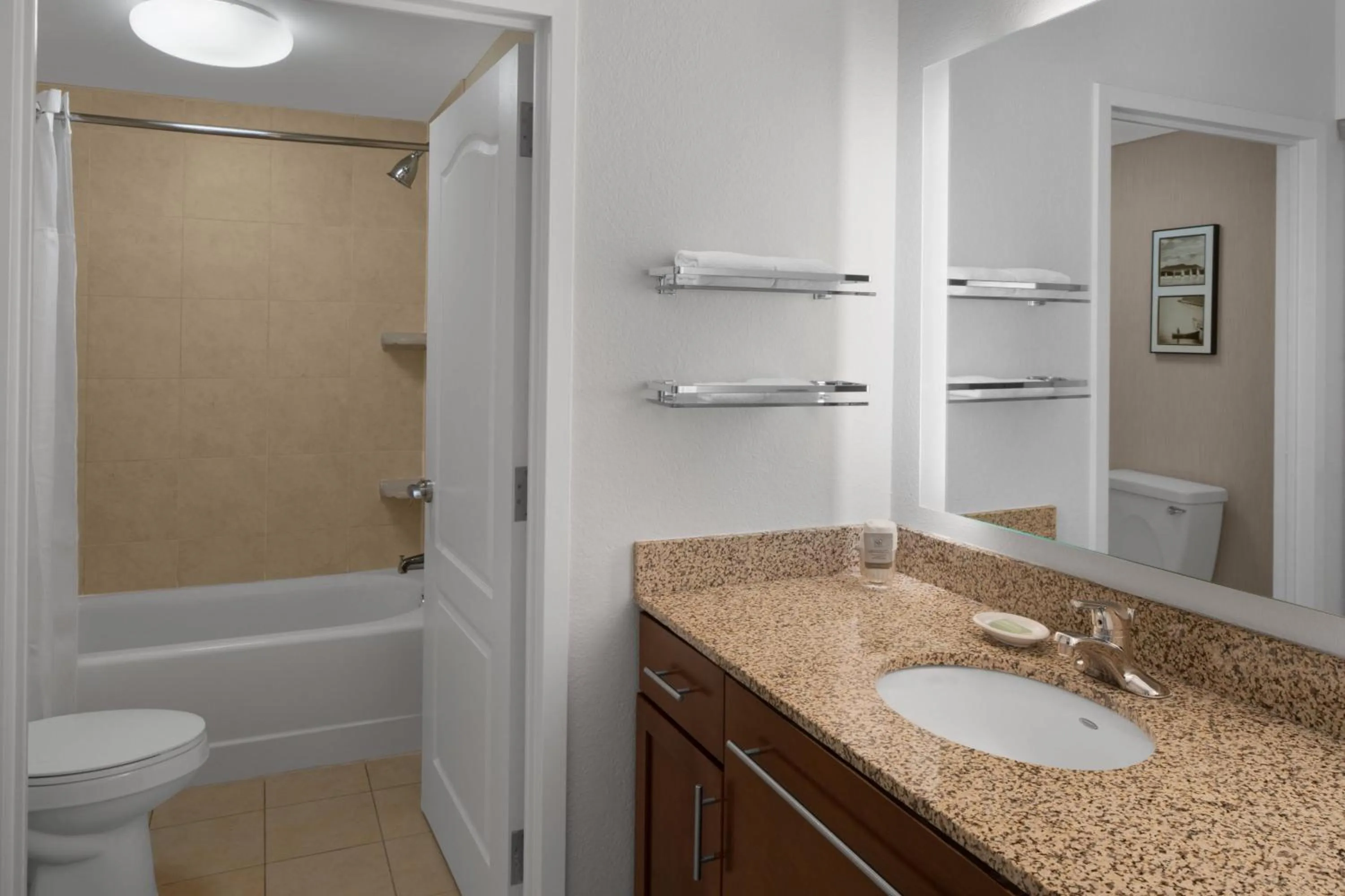 Bathroom in Residence Inn East Rutherford Meadowlands