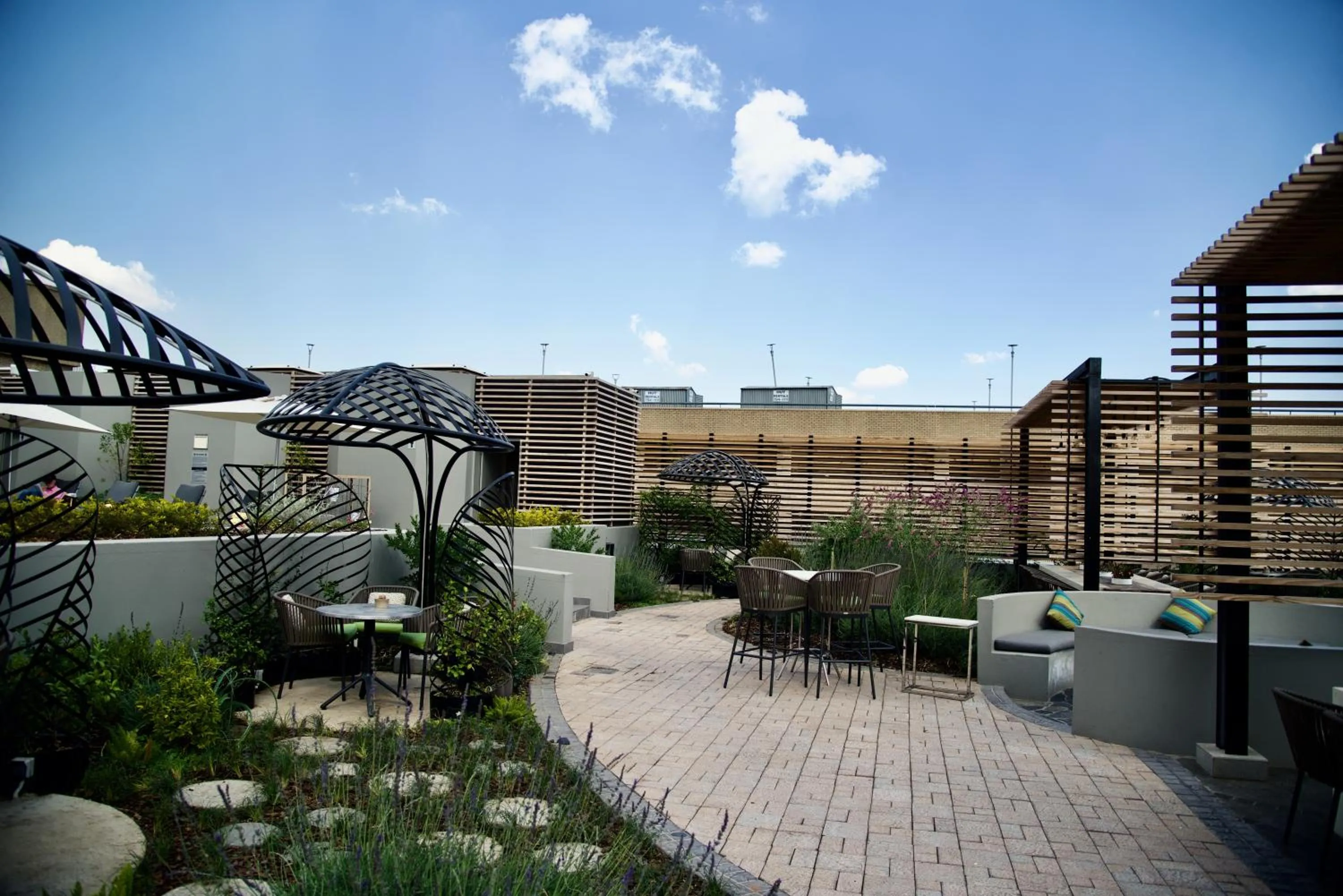 Balcony/Terrace in Sandton Sun and Towers