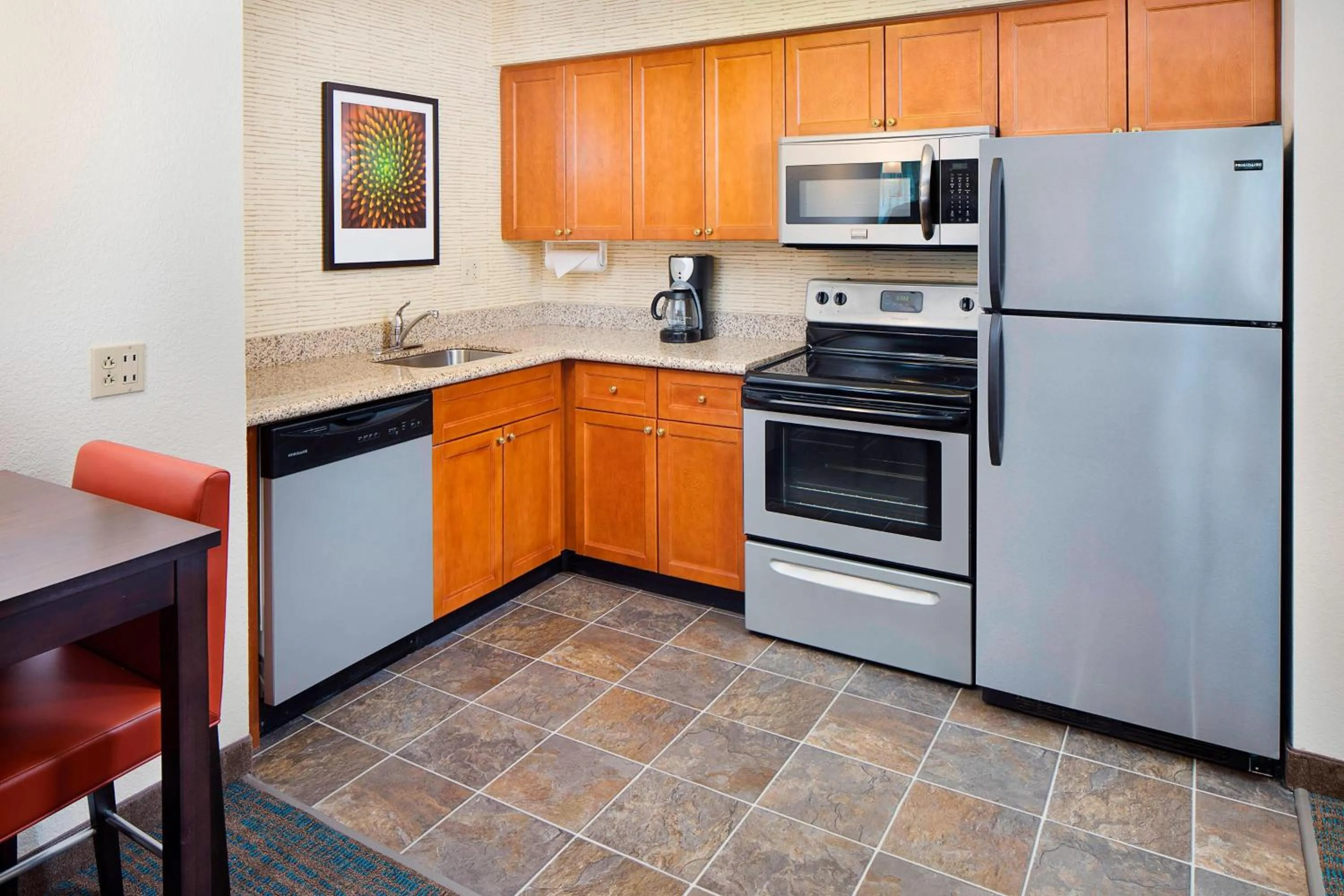 Kitchen or kitchenette in Residence Inn Saddle River