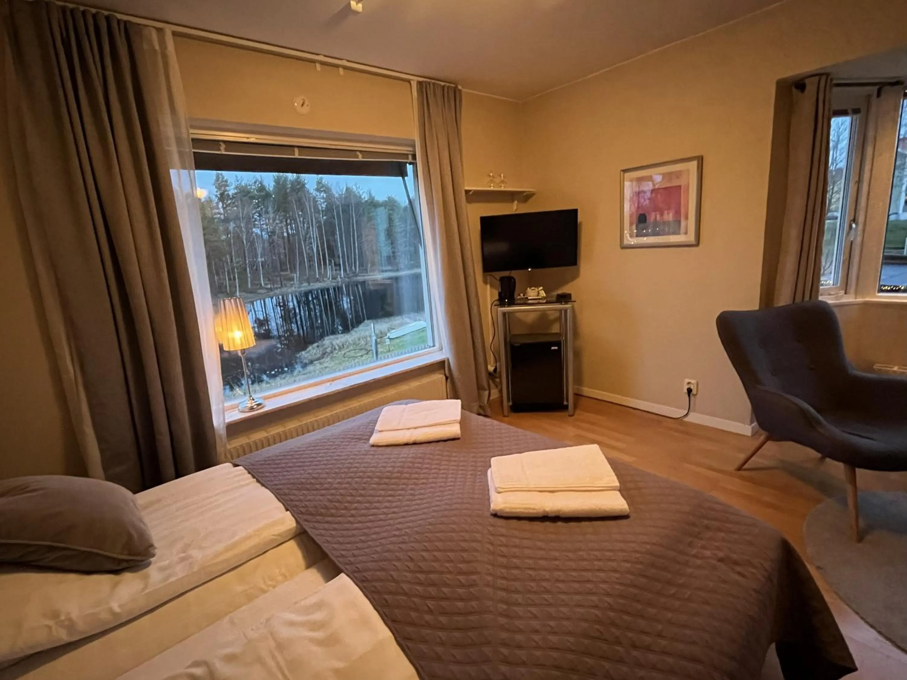 Bed in Hotell Strandvillan Orsa