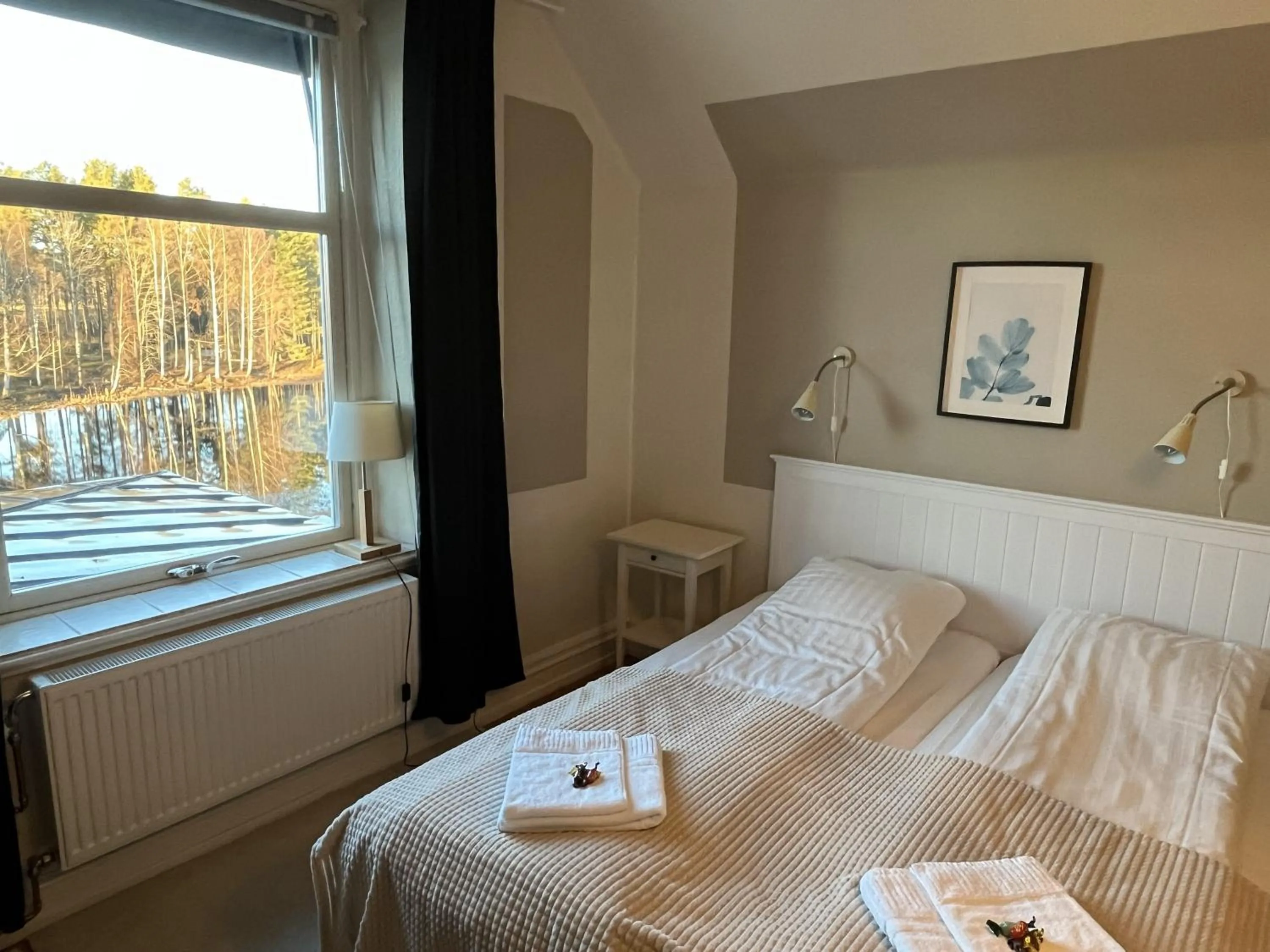 Bed in Hotell Strandvillan Orsa