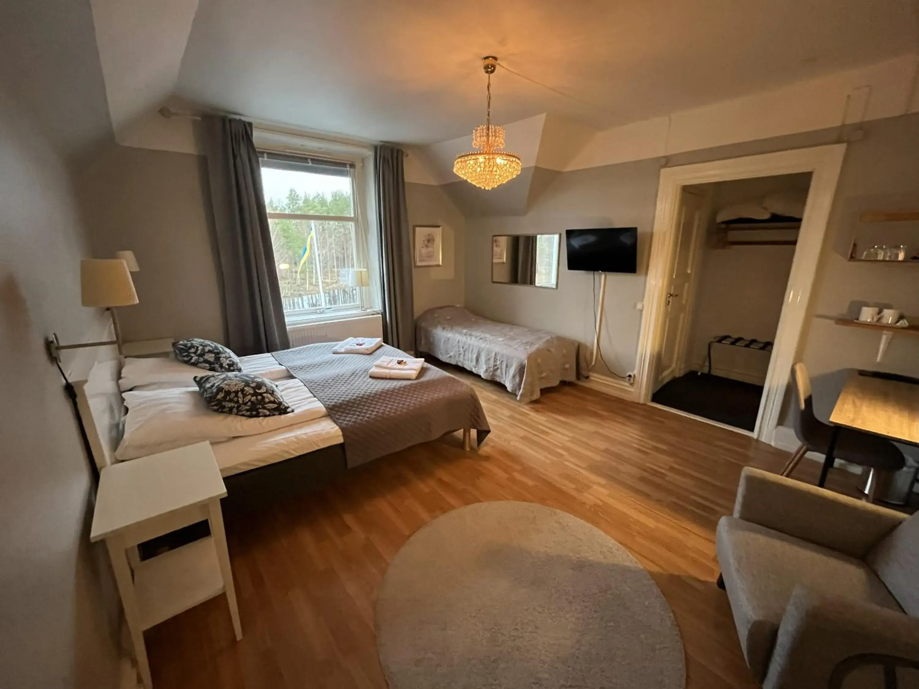 Triple Room in Hotell Strandvillan Orsa Triple Room in Hotell Strandvillan Orsa