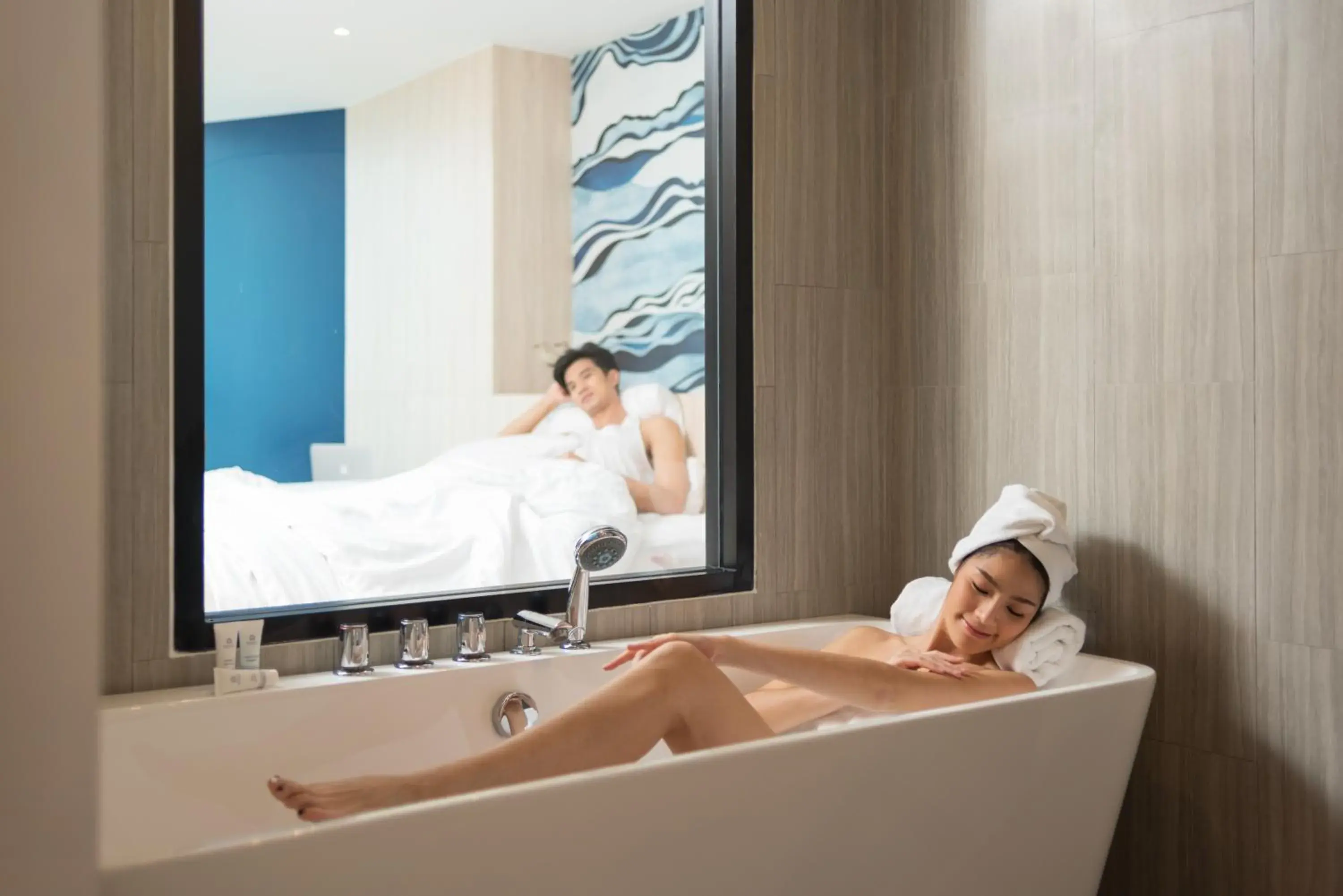 Bathroom in Brighton Grand Hotel Pattaya - SHA Extra Plus