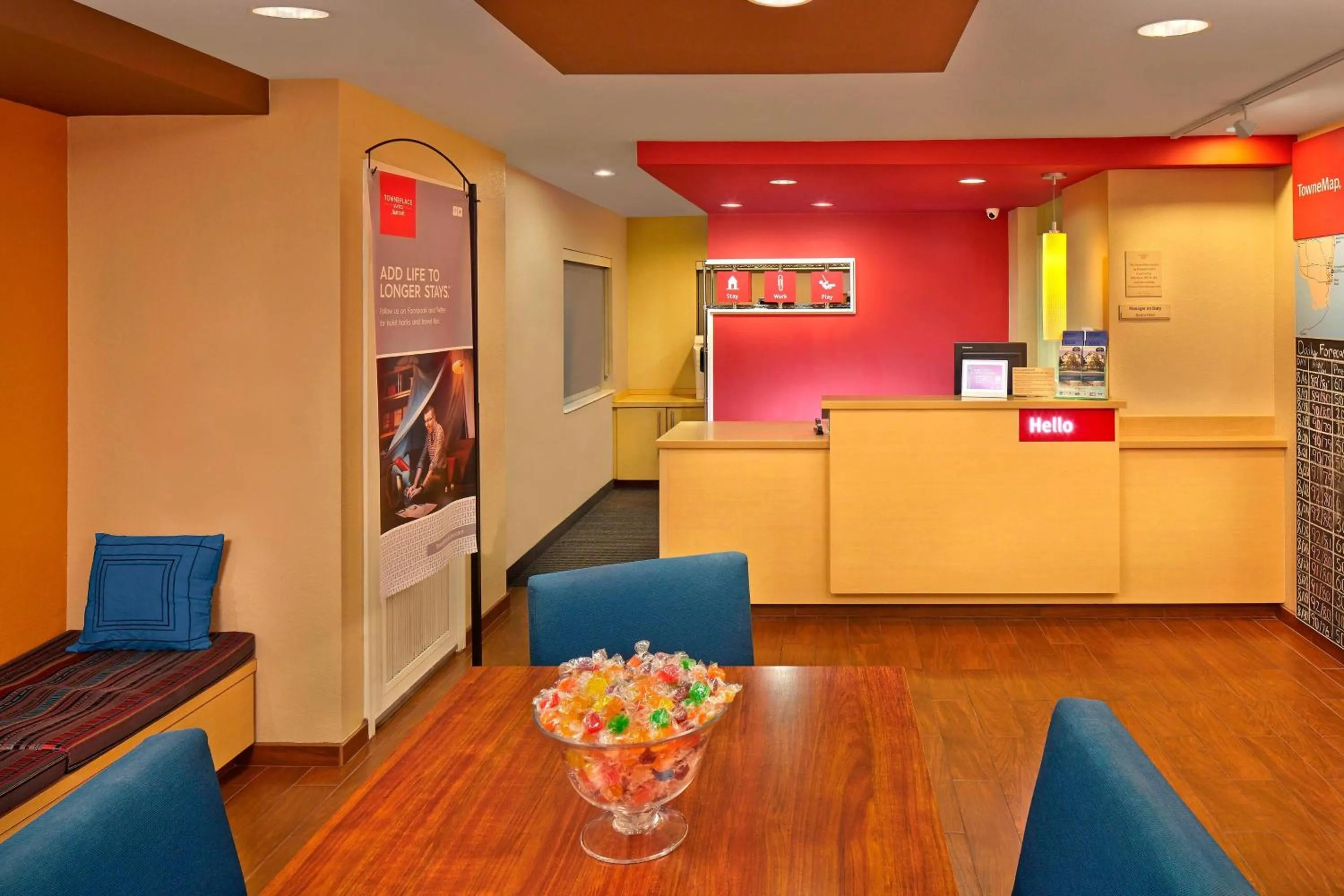 Lobby or reception in TownePlace Suites by Marriott Fort Lauderdale Weston