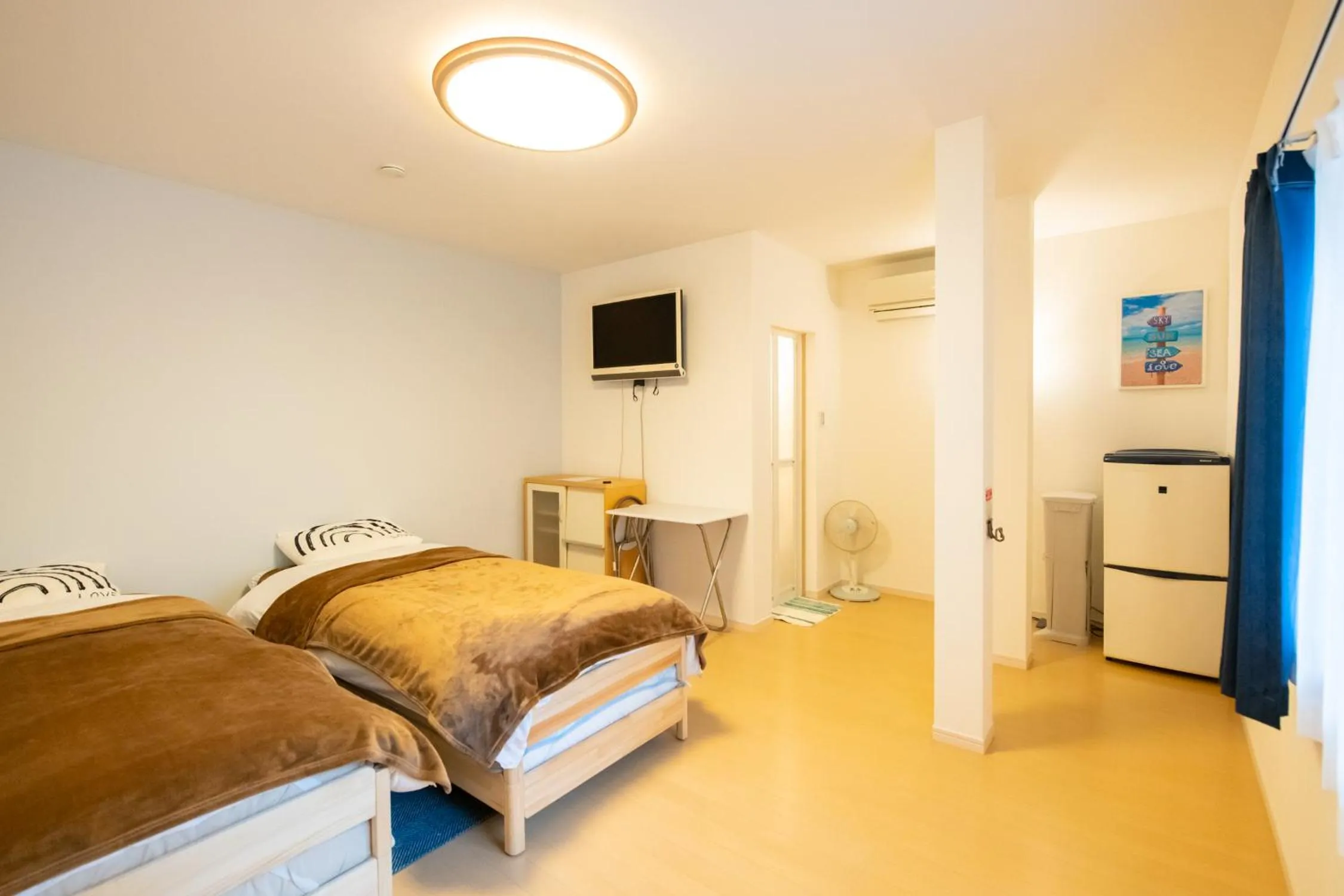 Bed in Destiny Inn Sakaiminato