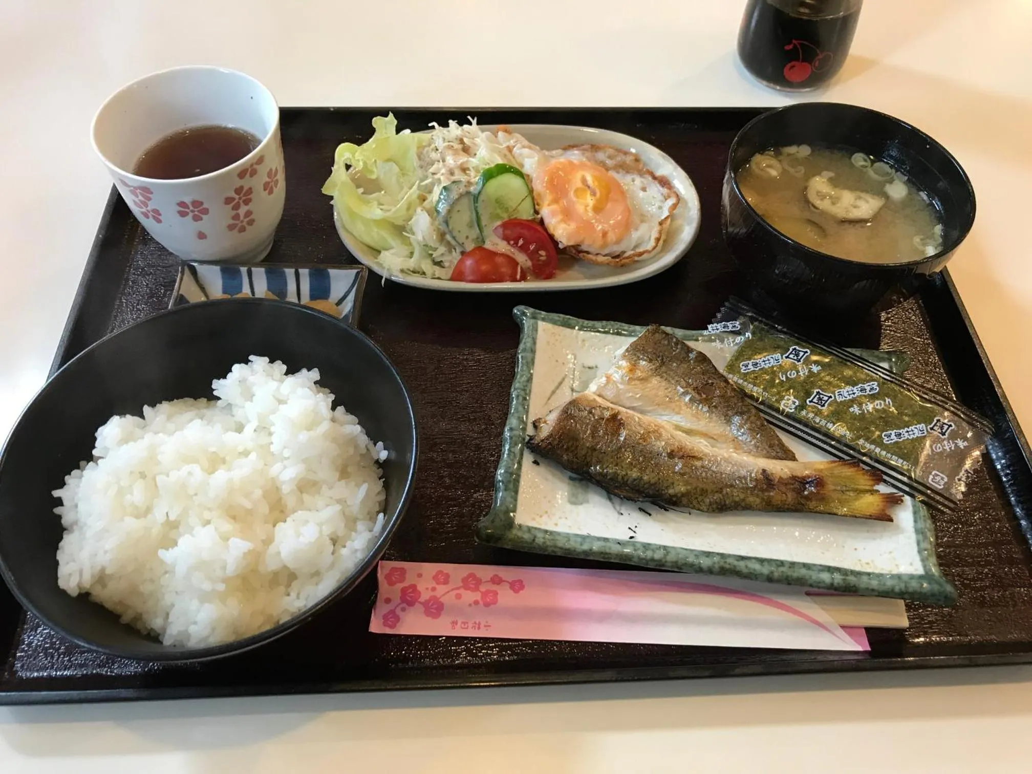 Asian breakfast in Destiny Inn Sakaiminato
