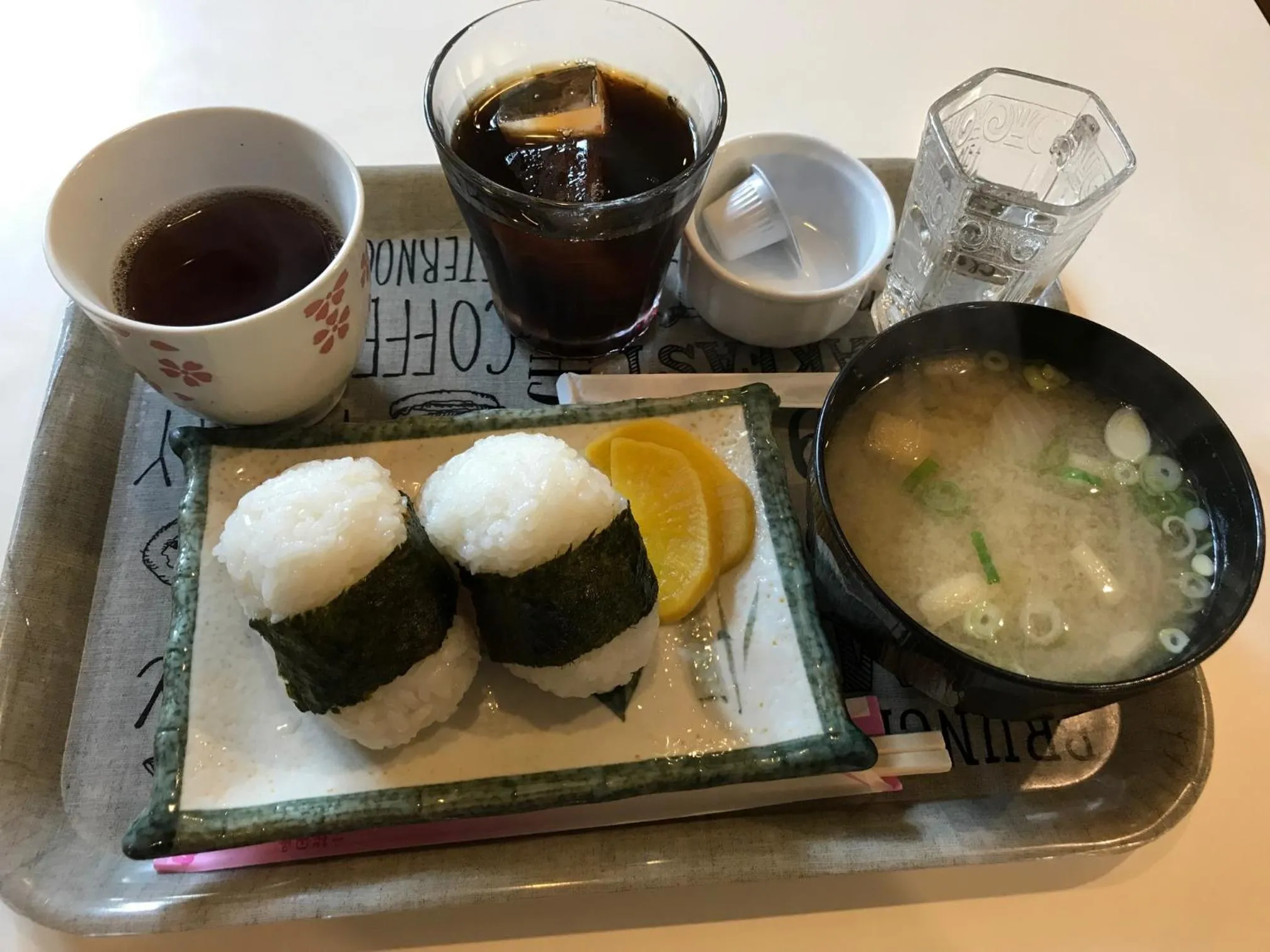 Asian breakfast in Destiny Inn Sakaiminato
