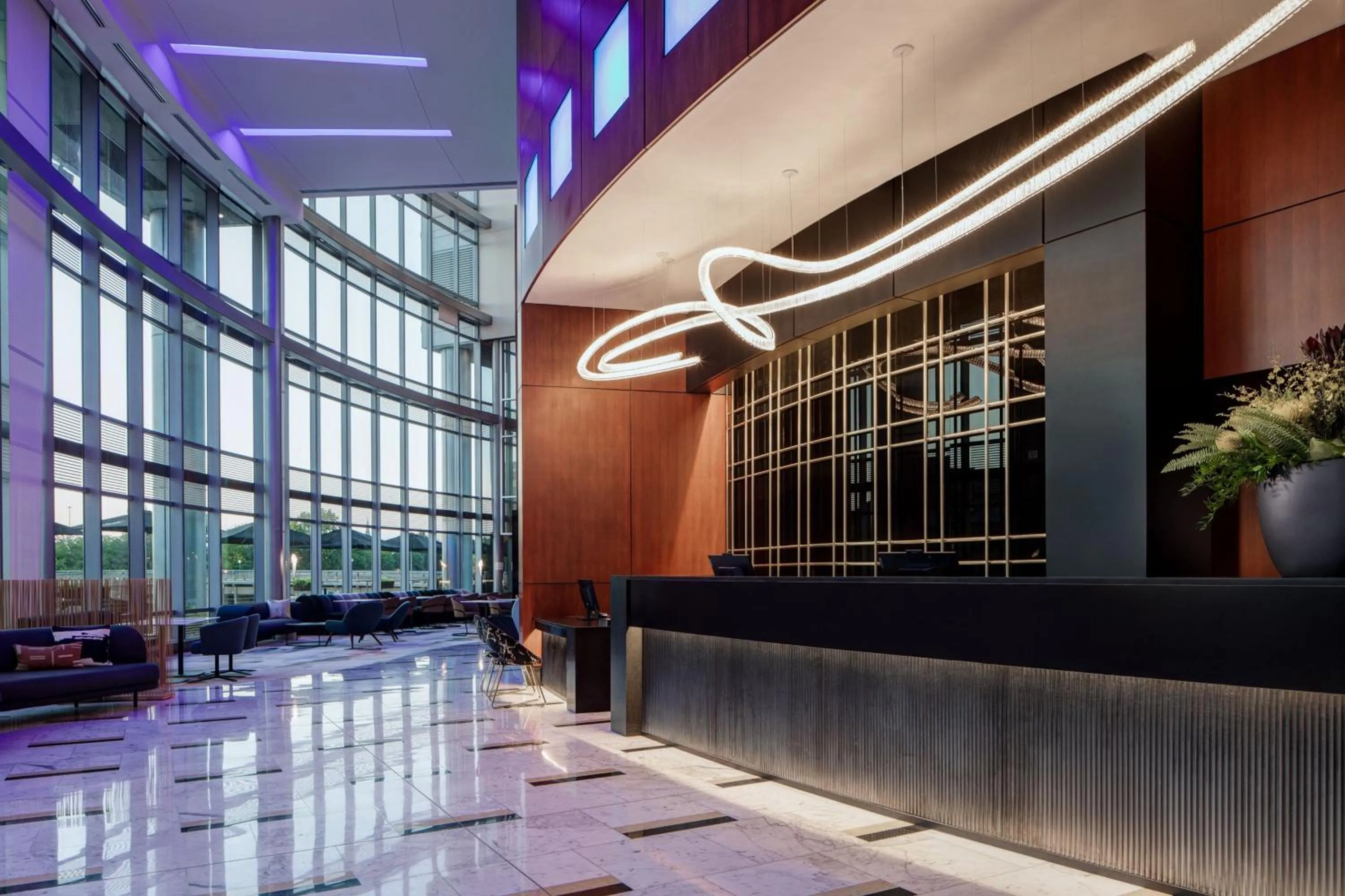 Lobby or reception in JW Marriott Grand Rapids