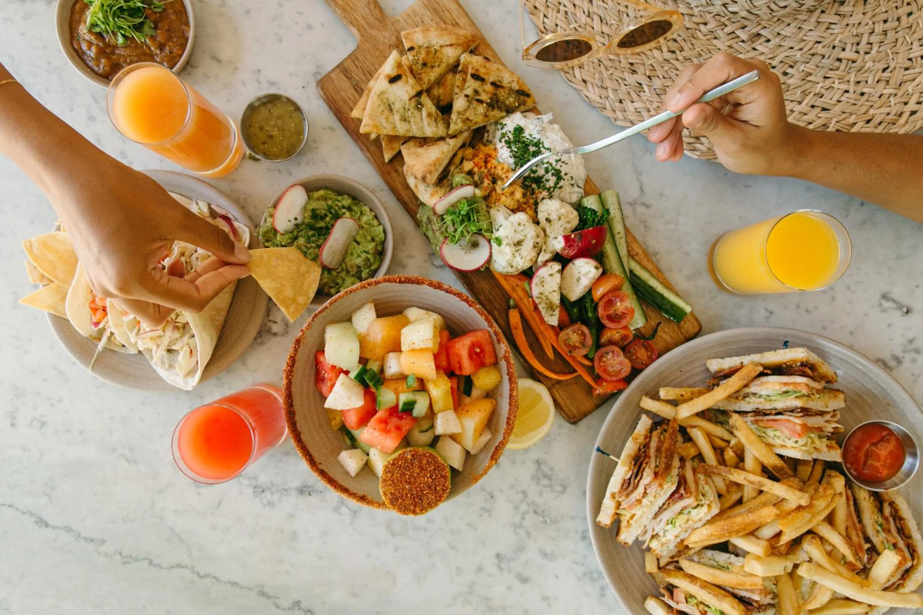 Food close-up in Avalon Hotel & Bungalows Palm Springs, a Member of Design Hotels