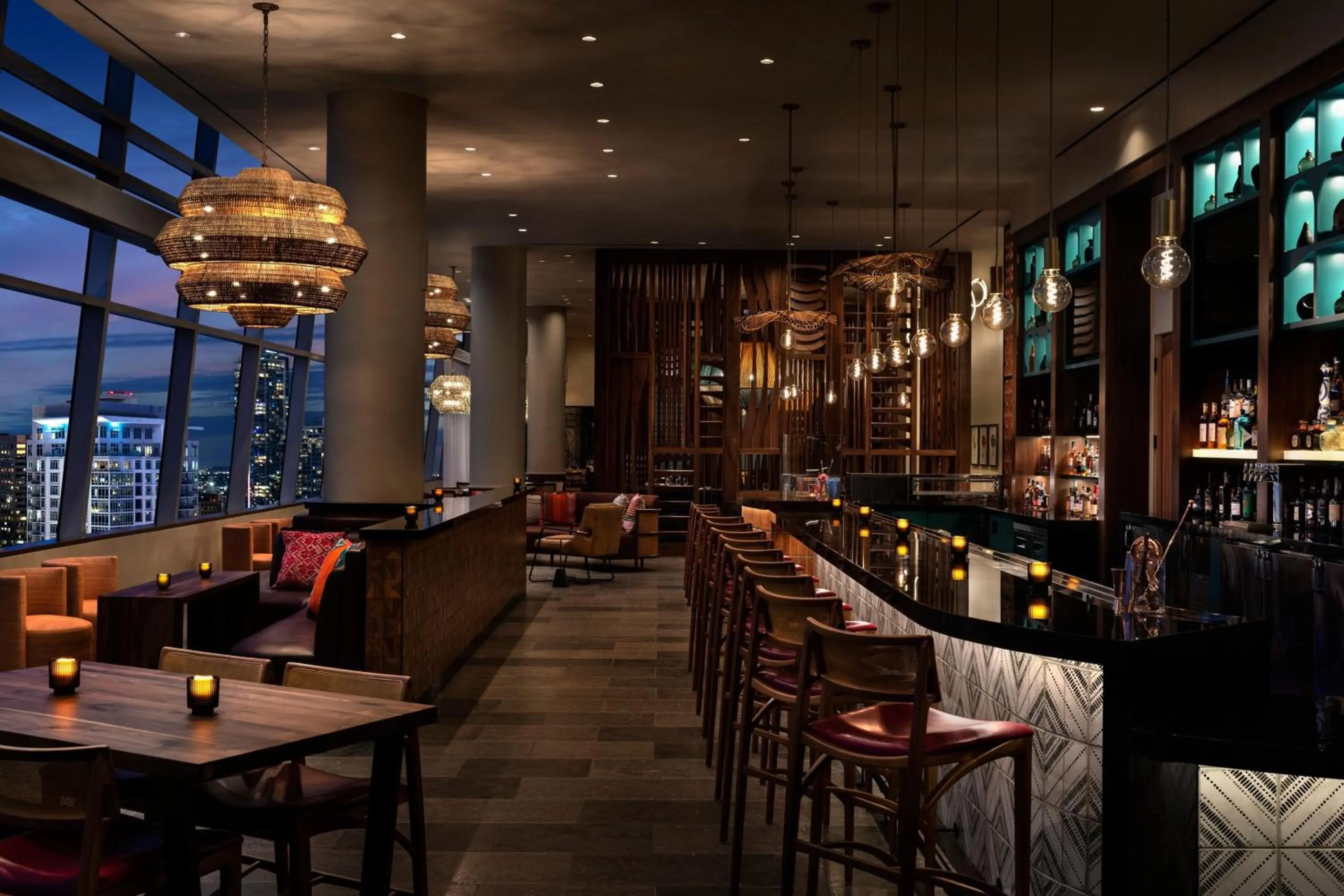 Lounge or bar in JW Marriott Los Angeles L.A. LIVE