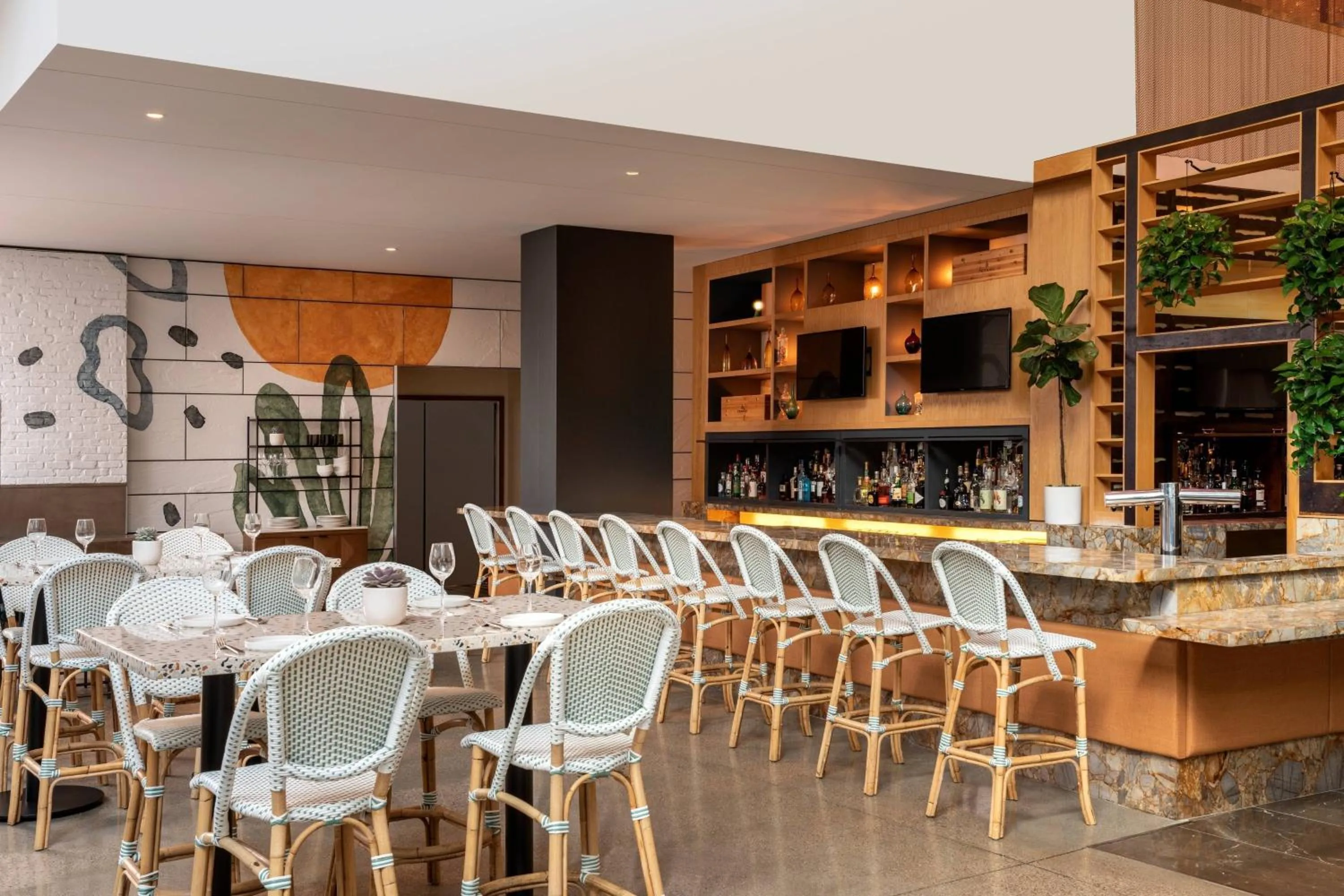 Lounge or bar in JW Marriott Los Angeles L.A. LIVE