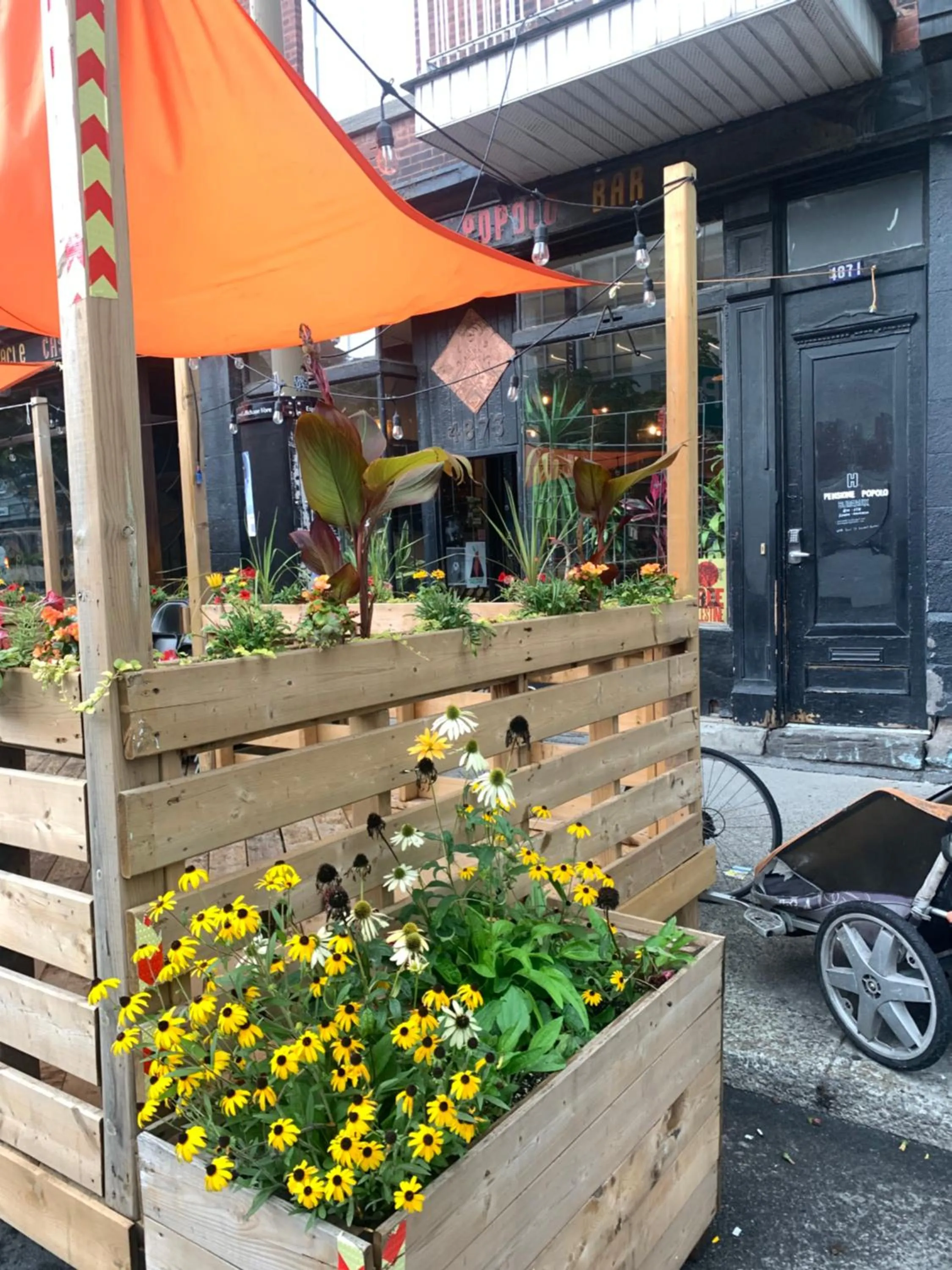 Patio in Pensione Popolo