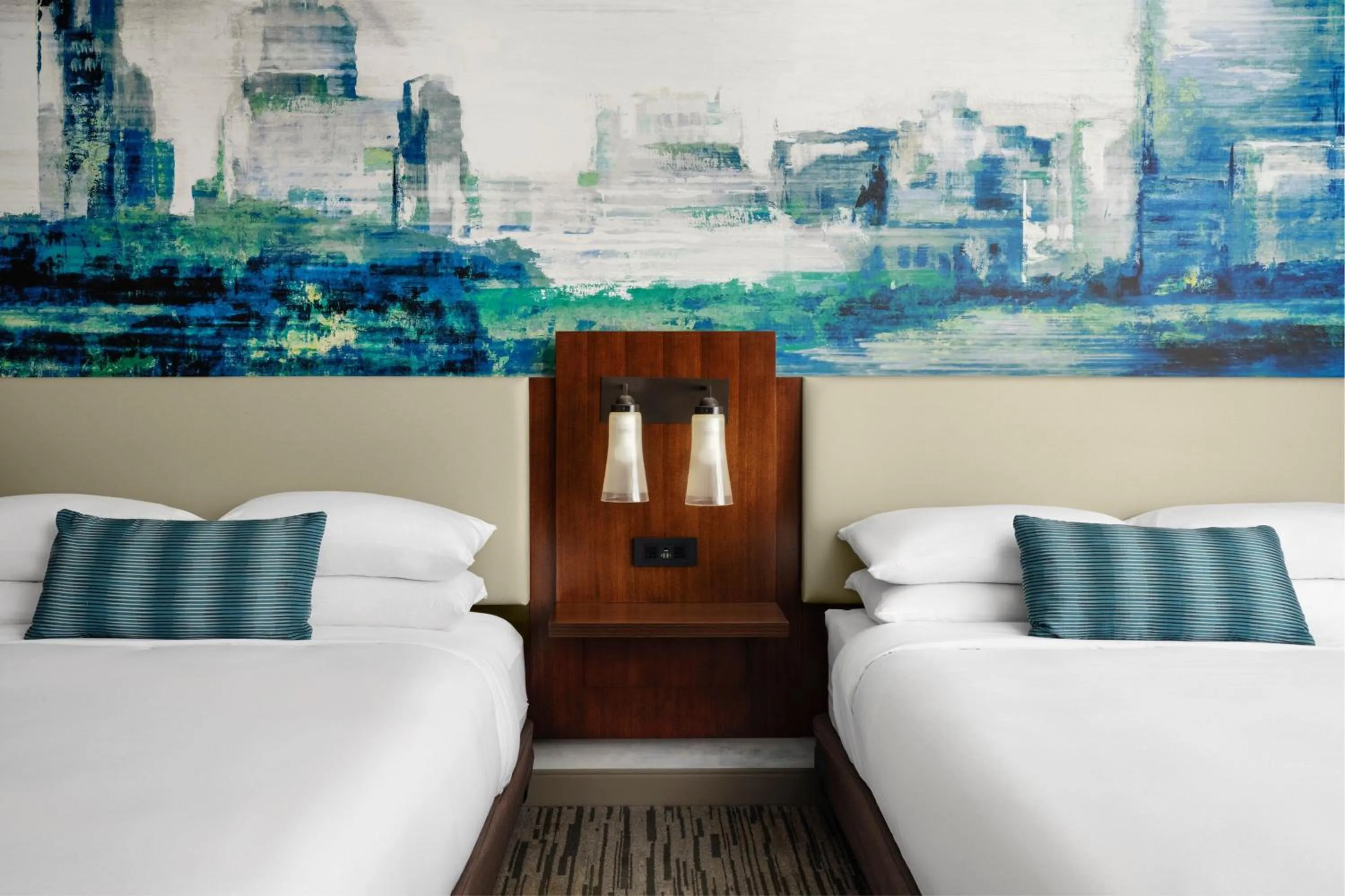 Photo of the whole room, Bed in Indianapolis Marriott Downtown