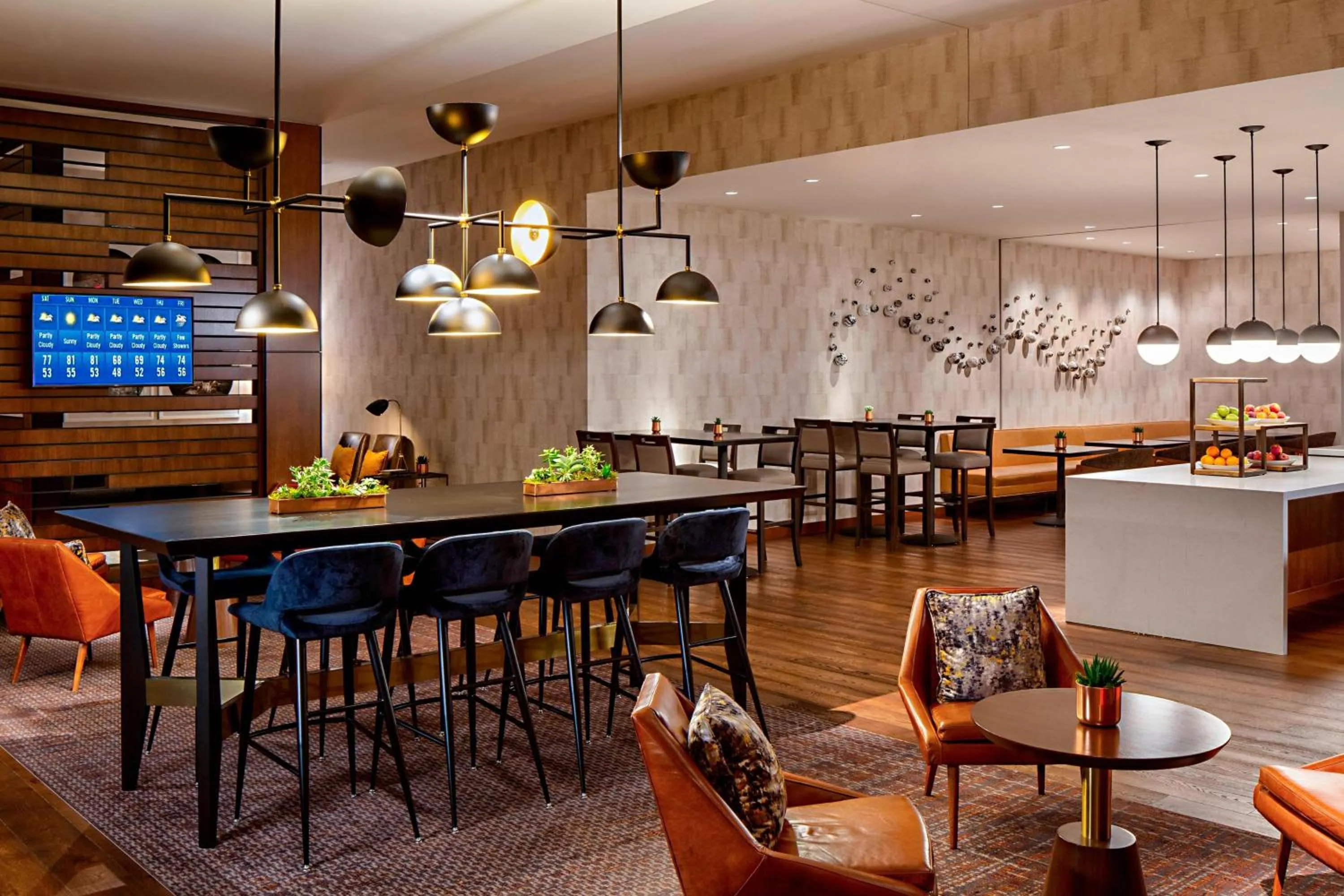 Lounge or bar in Indianapolis Marriott Downtown