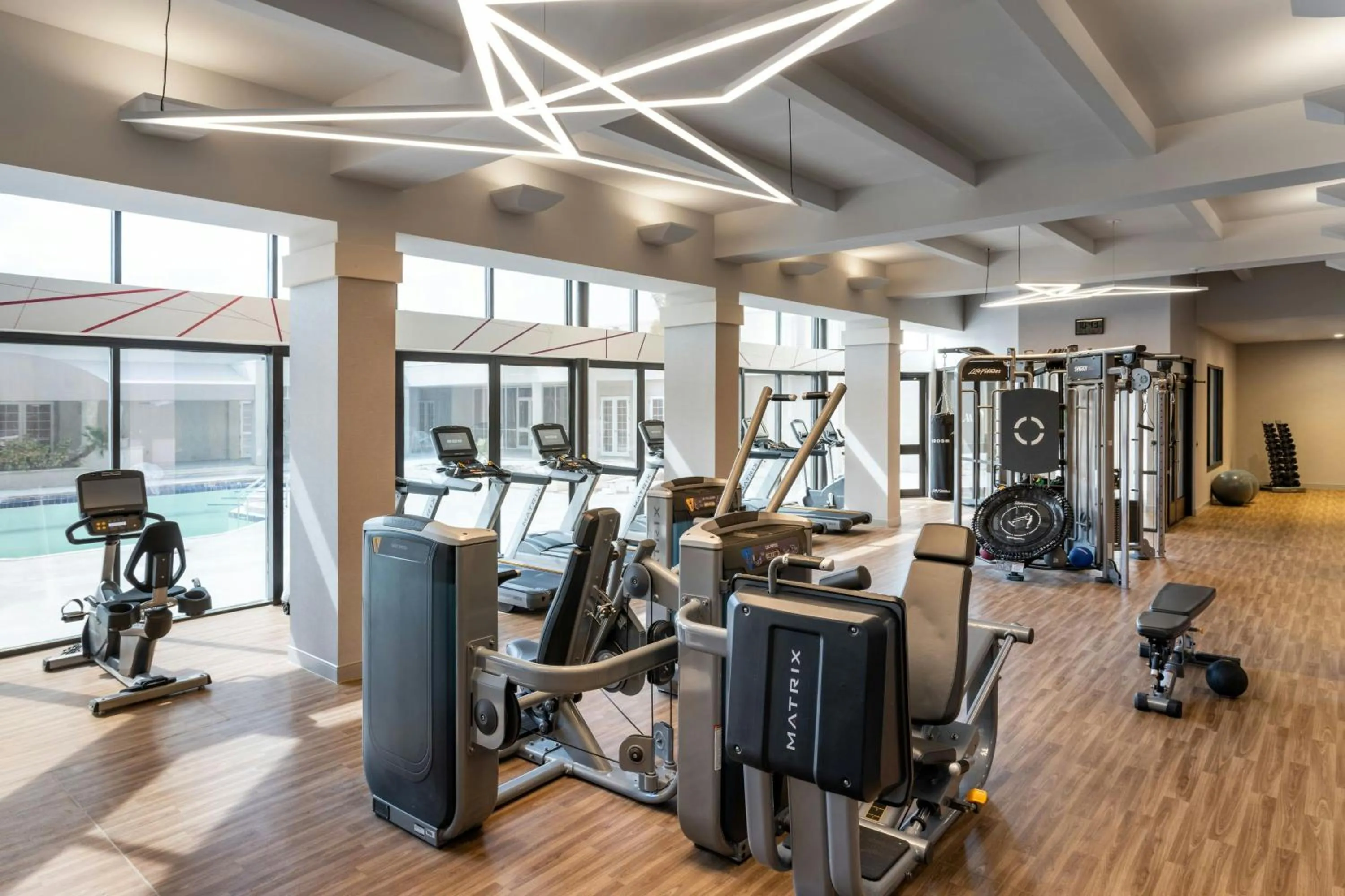 Fitness centre/facilities in Marriott Jacksonville