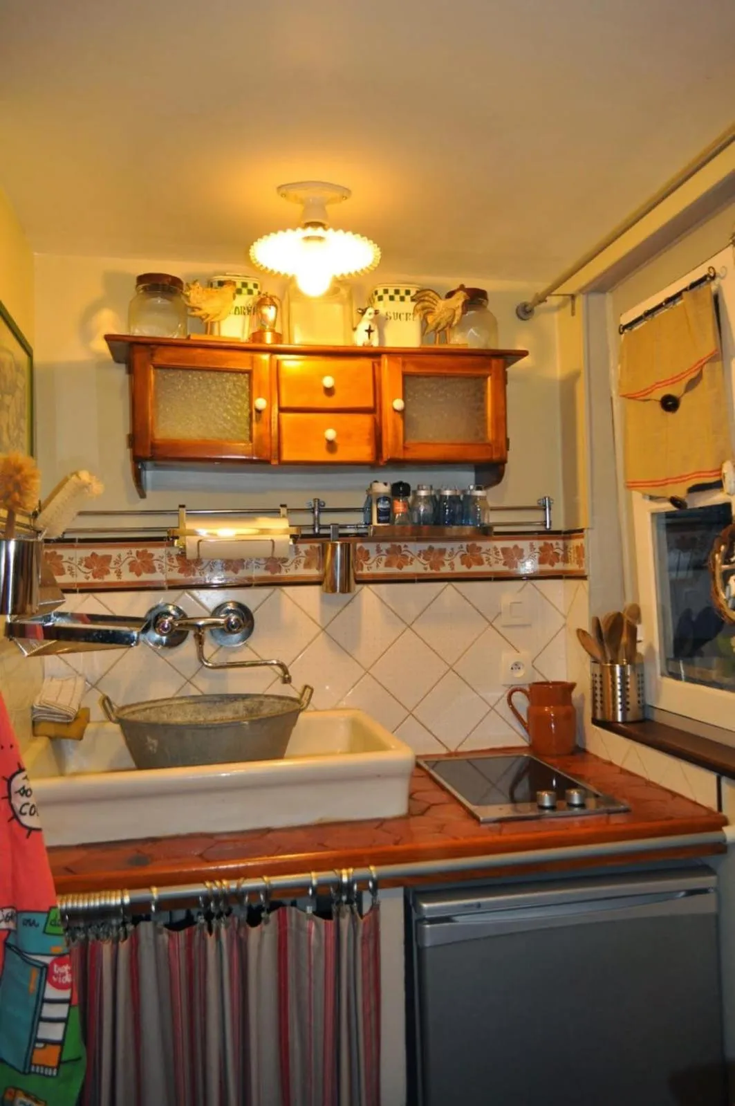 Kitchen or kitchenette in Villa le Cloky