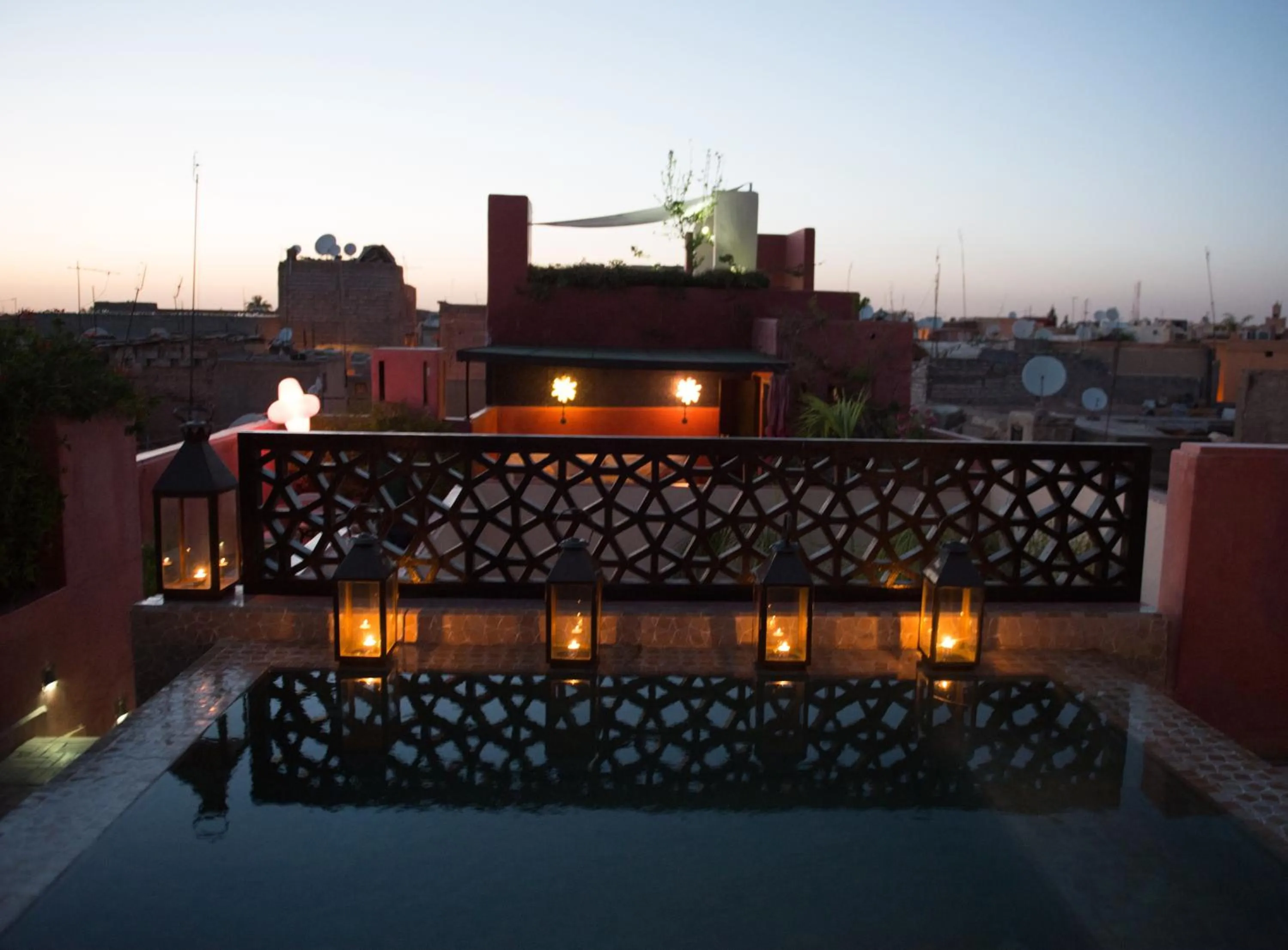 Pool view in P´tit Habibi