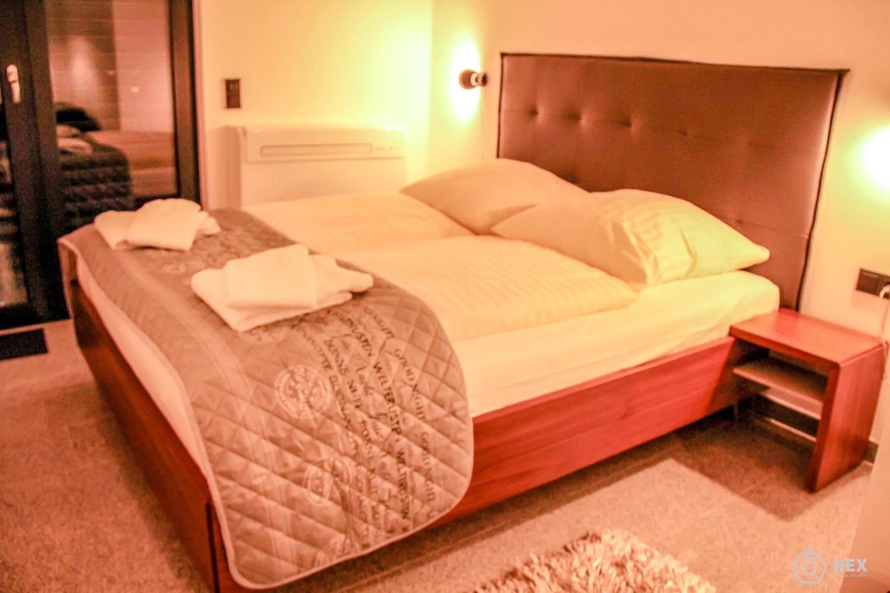 Bed in Bluestone Boarding Apartments