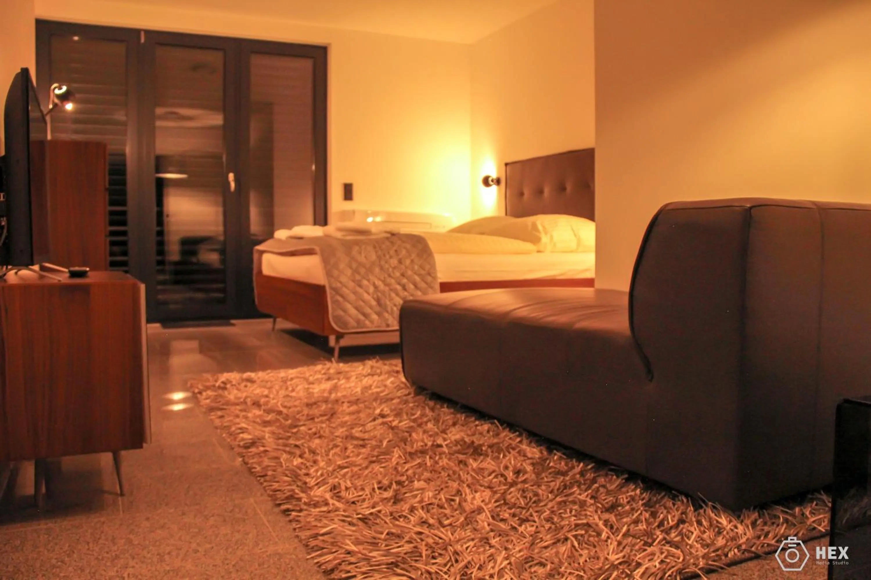 Bed in Bluestone Boarding Apartments