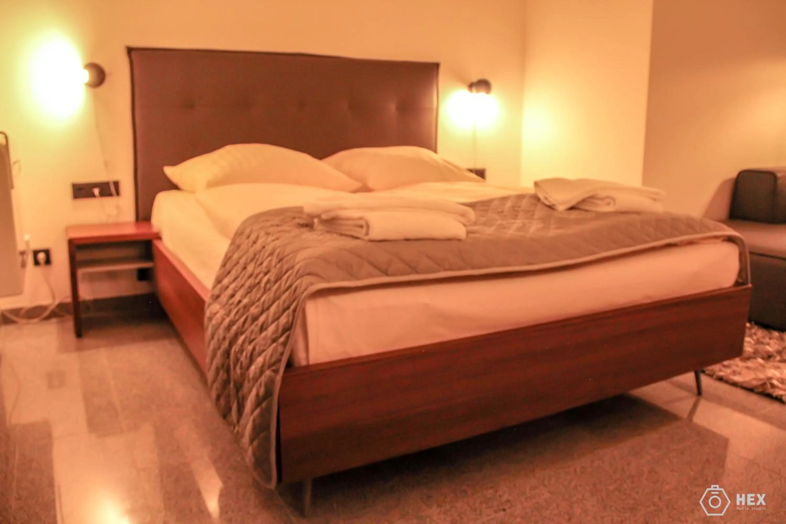 Bed in Bluestone Boarding Apartments
