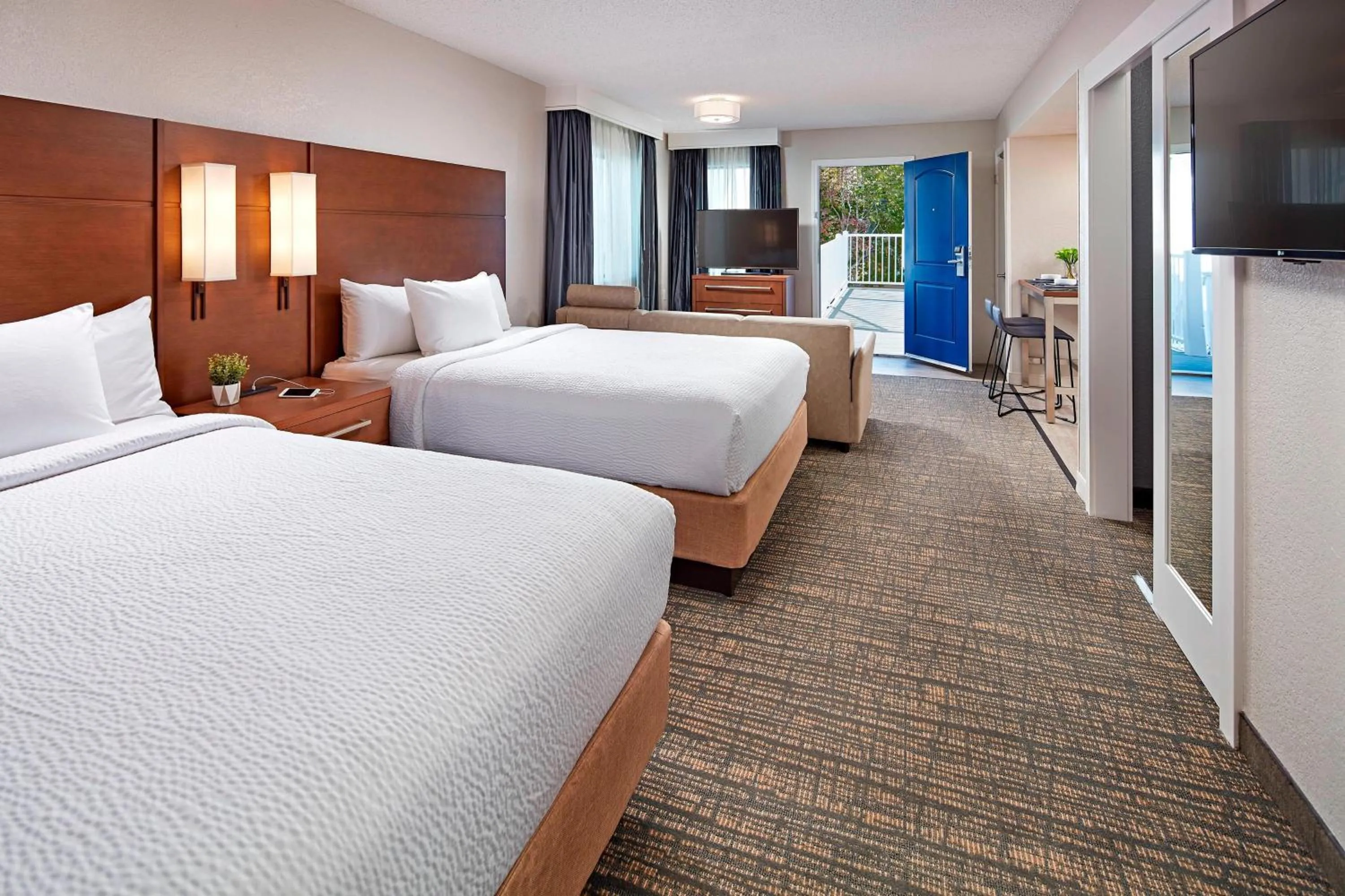 Bedroom, Bed in Residence Inn Los Angeles LAX/Manhattan Beach