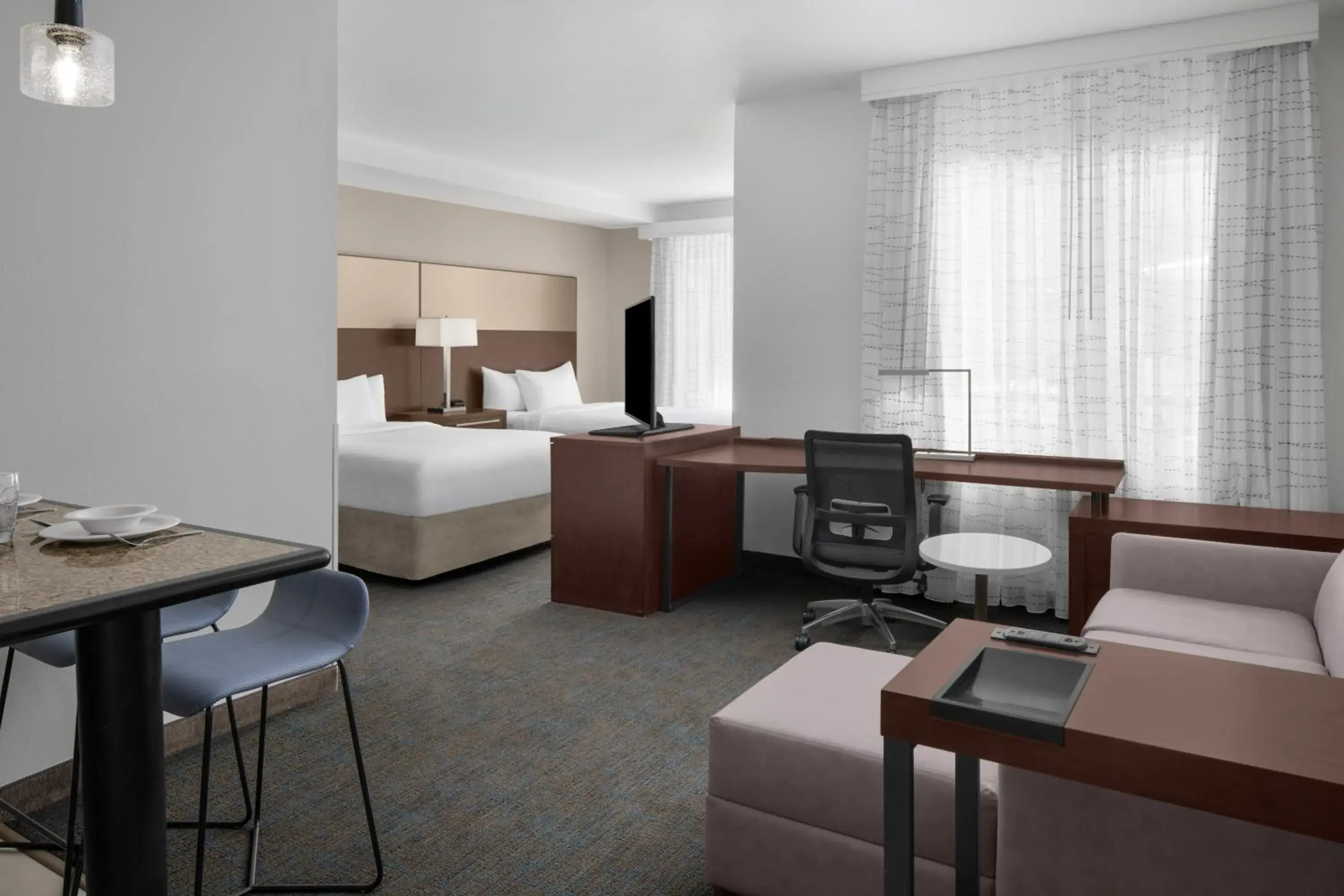 Studio Suite with Two Queens, Sofa Bed - Non-Smoking in Residence Inn by Marriott Santa Clarita Valencia Studio Suite with Two Queens, Sofa Bed - Non-Smoking in Residence Inn by Marriott Santa Clarita Valencia