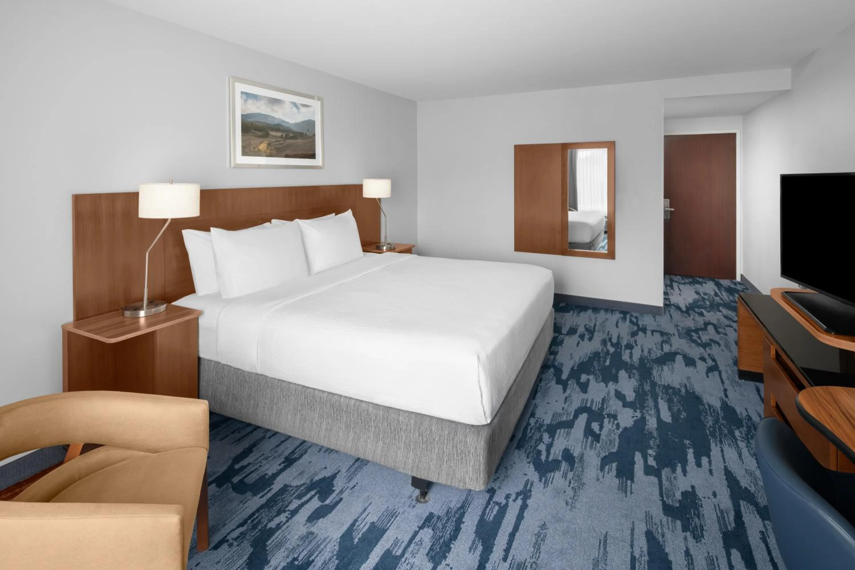 Bed in Fairfield Inn by Marriott Santa Clarita Valencia