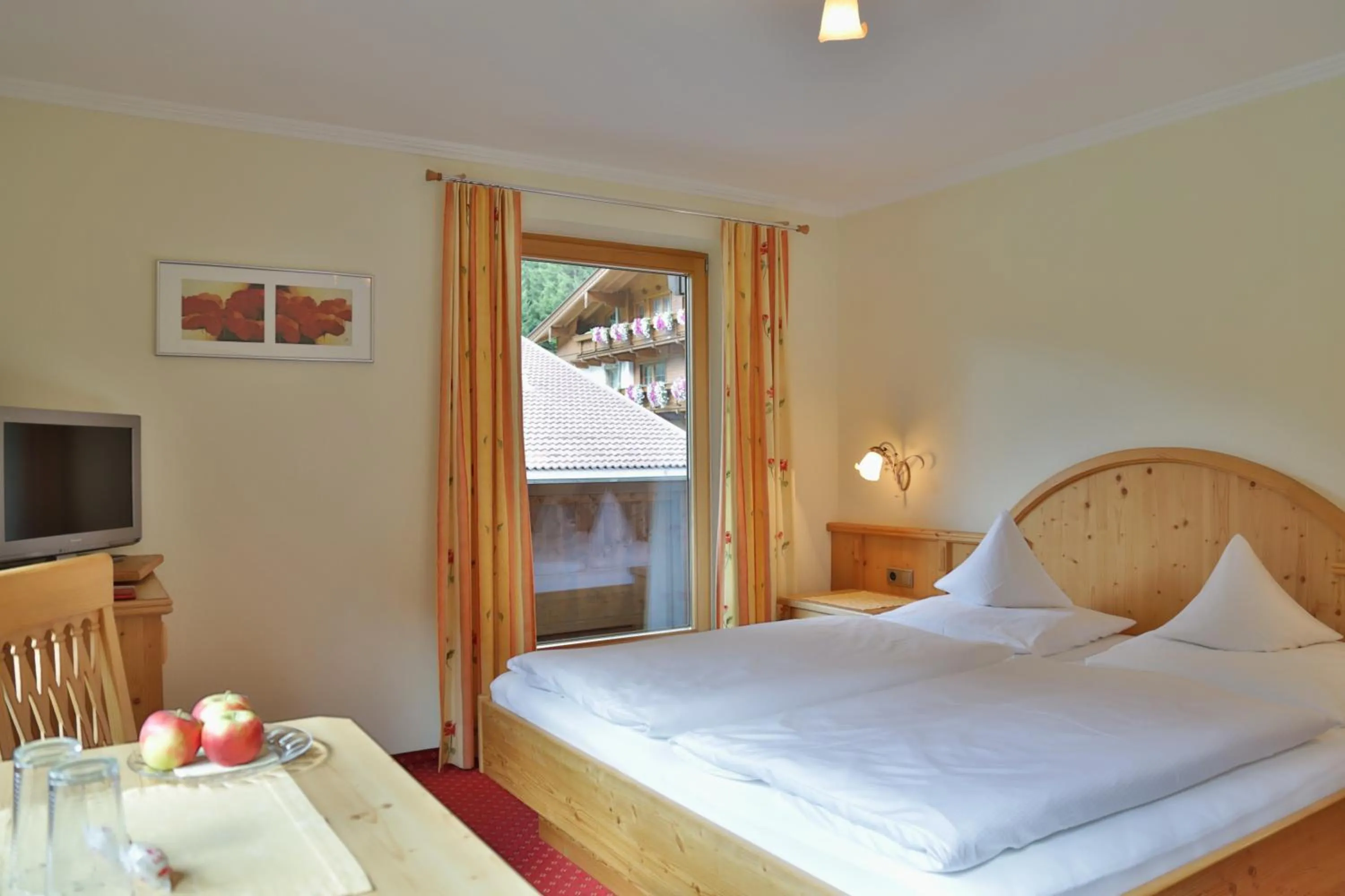 Balcony/Terrace, Bed in Haus Waldheim