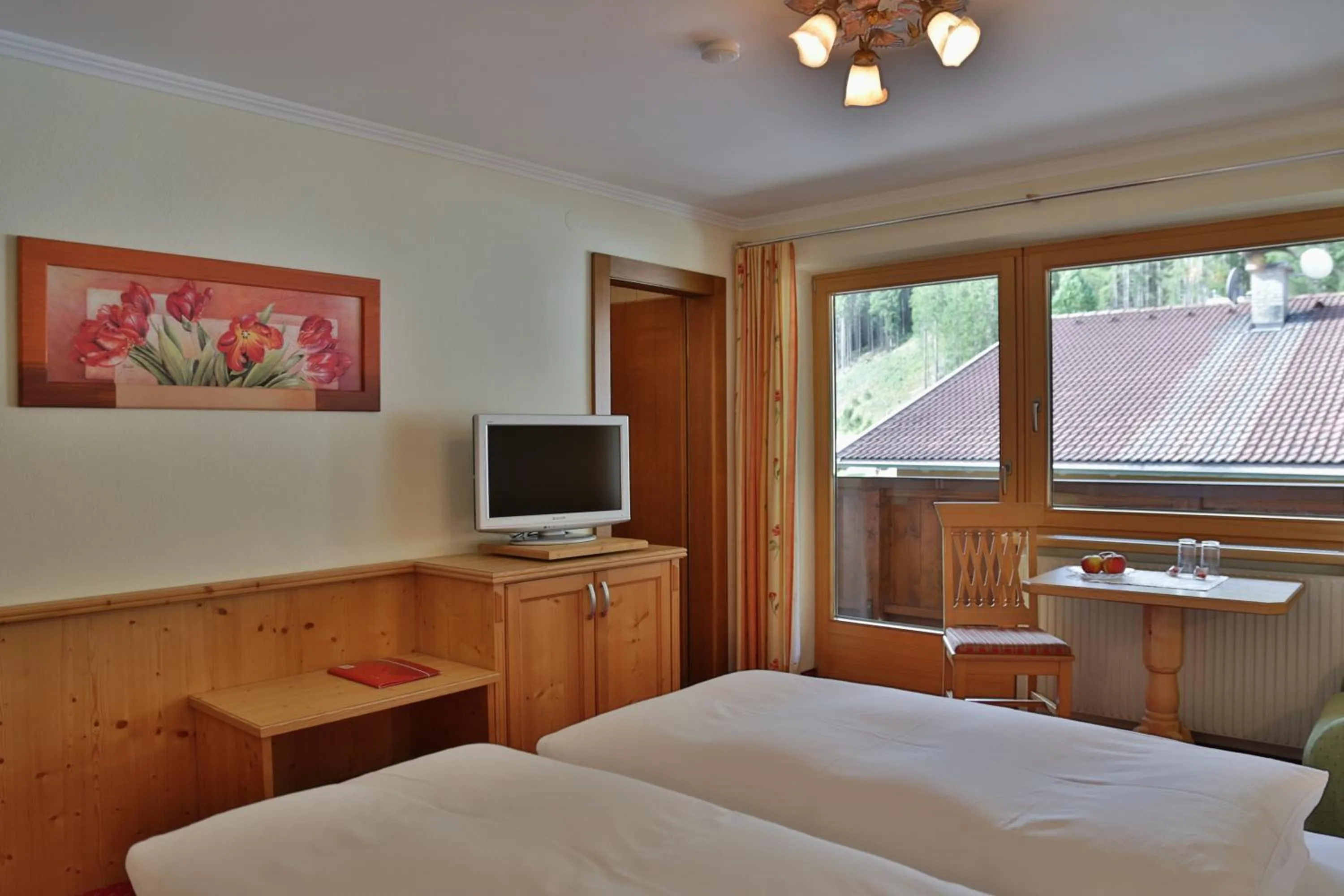 Balcony/Terrace, Bed in Haus Waldheim