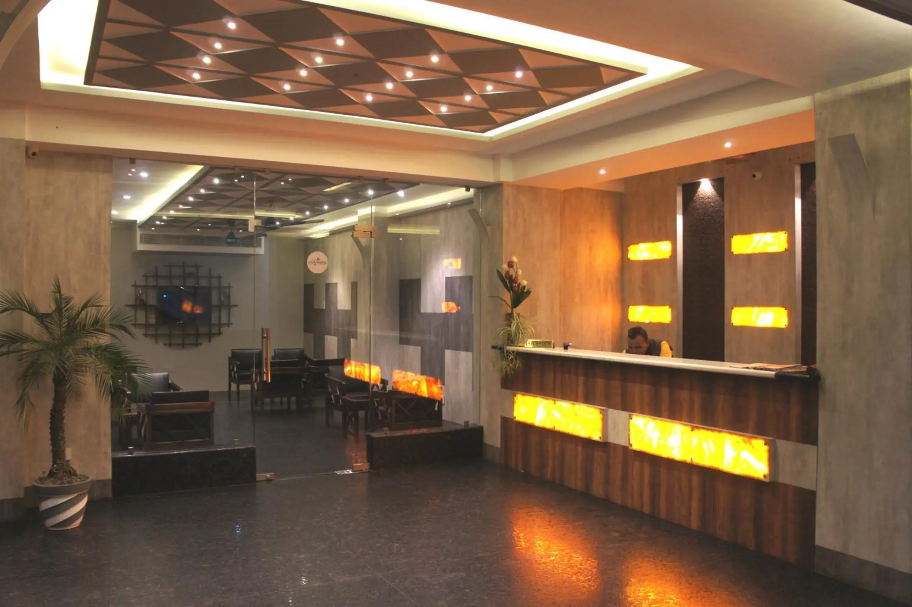 Lobby or reception in The Loft Hotel, Siliguri Lobby or reception in The Loft Hotel, Siliguri