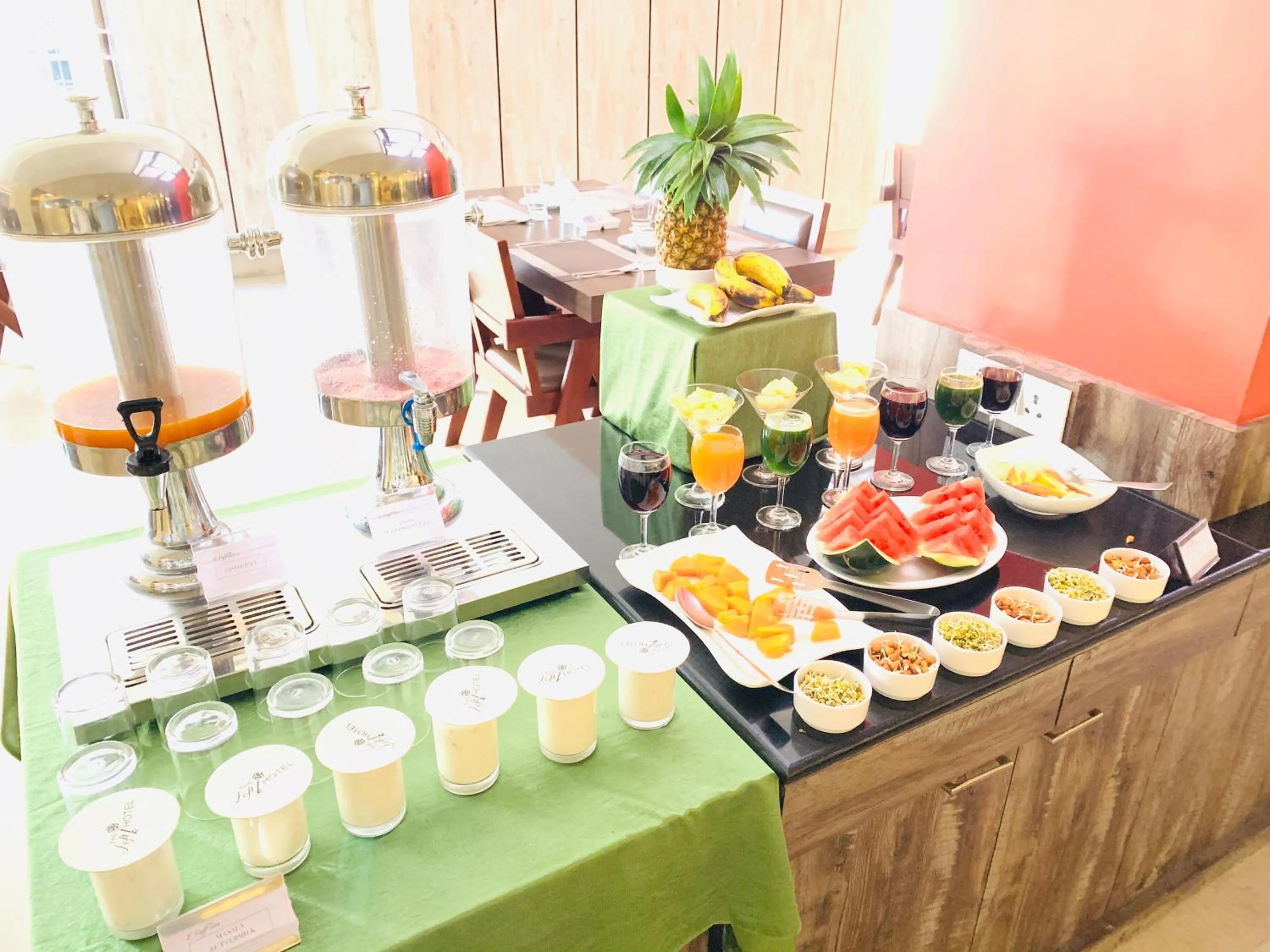 Breakfast in The Loft Hotel, Siliguri