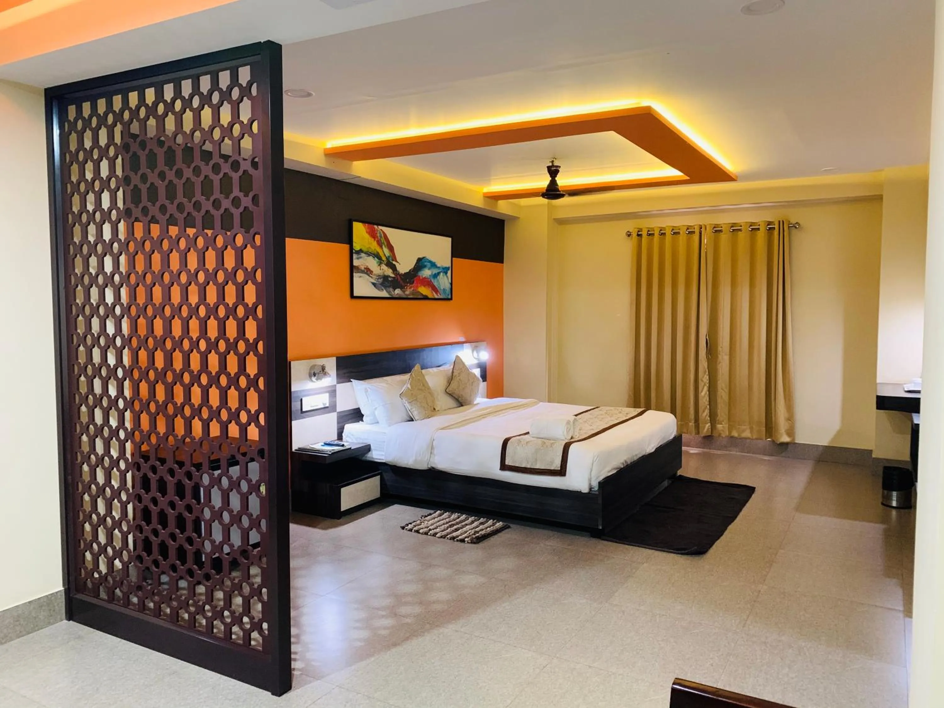 Bedroom, Bed in The Loft Hotel, Siliguri