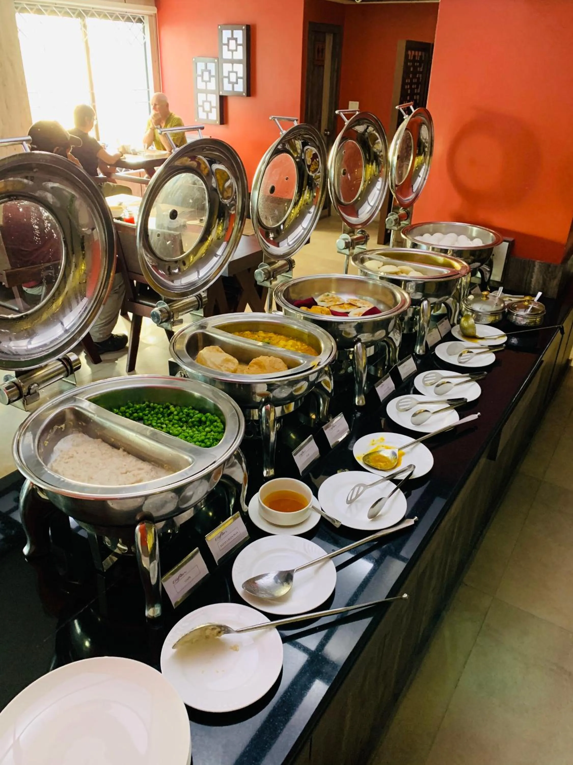 Breakfast in The Loft Hotel, Siliguri