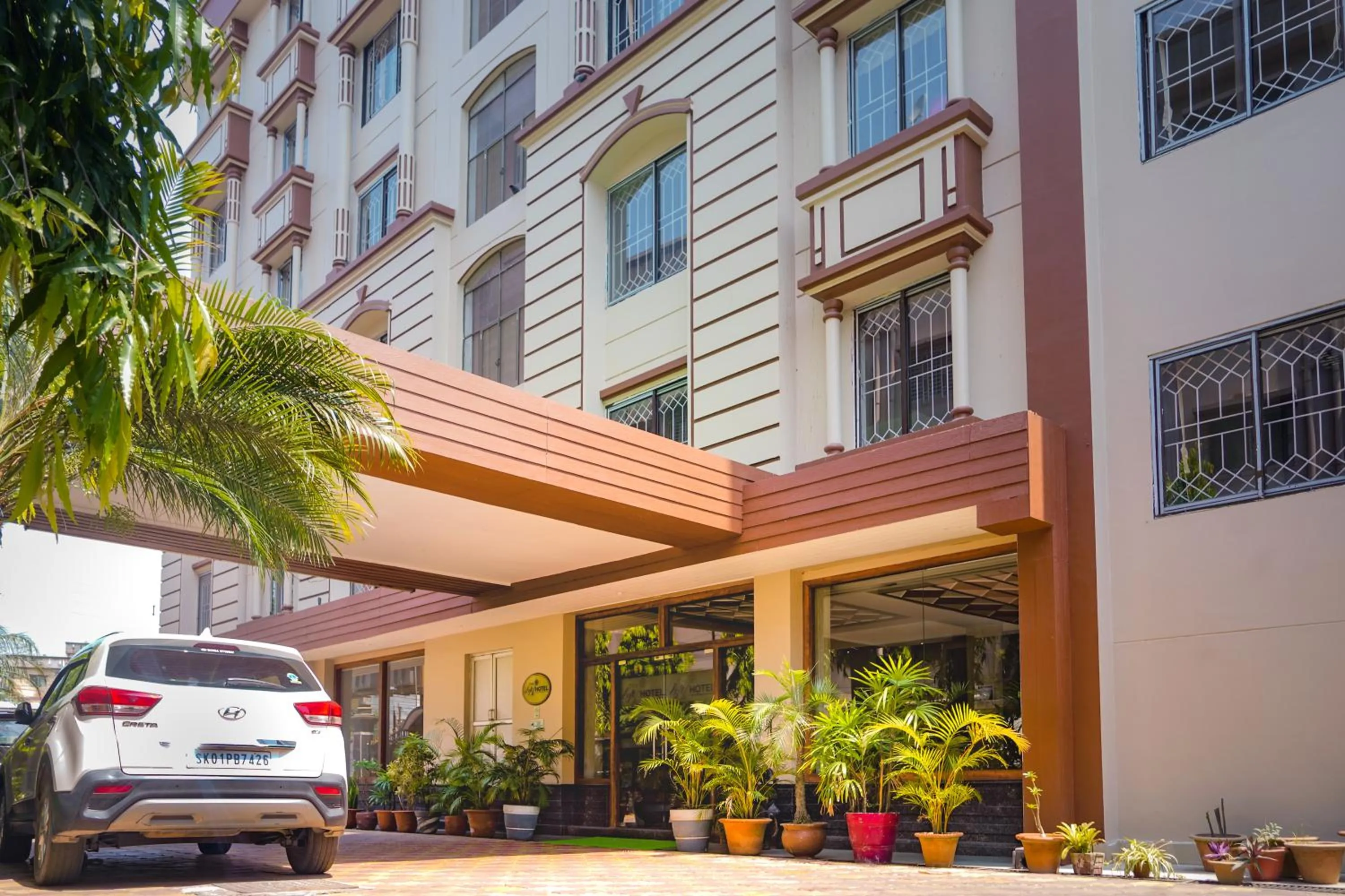 Parking in The Loft Hotel, Siliguri