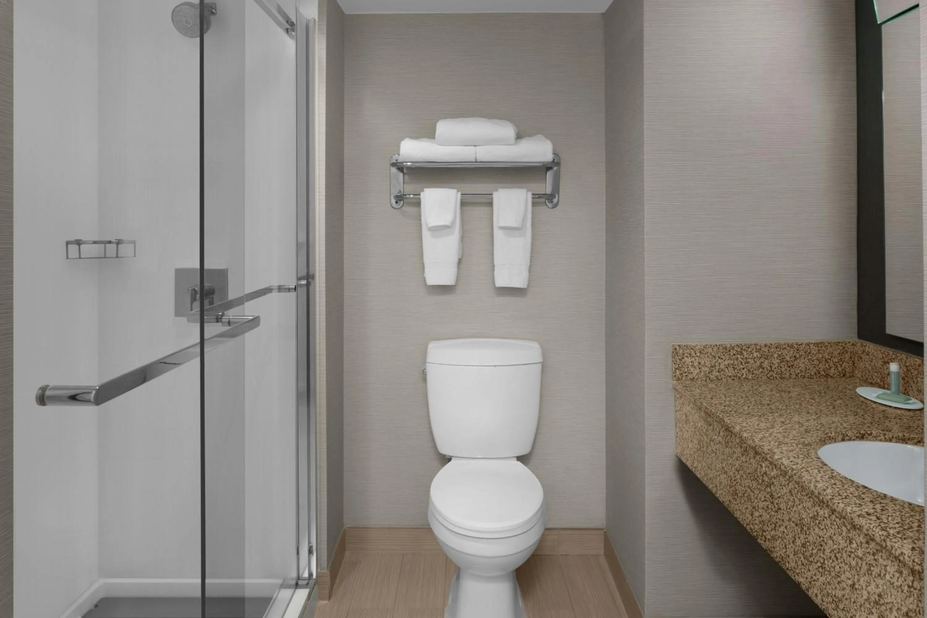 Bathroom in Courtyard by Marriott Cypress Anaheim / Orange County