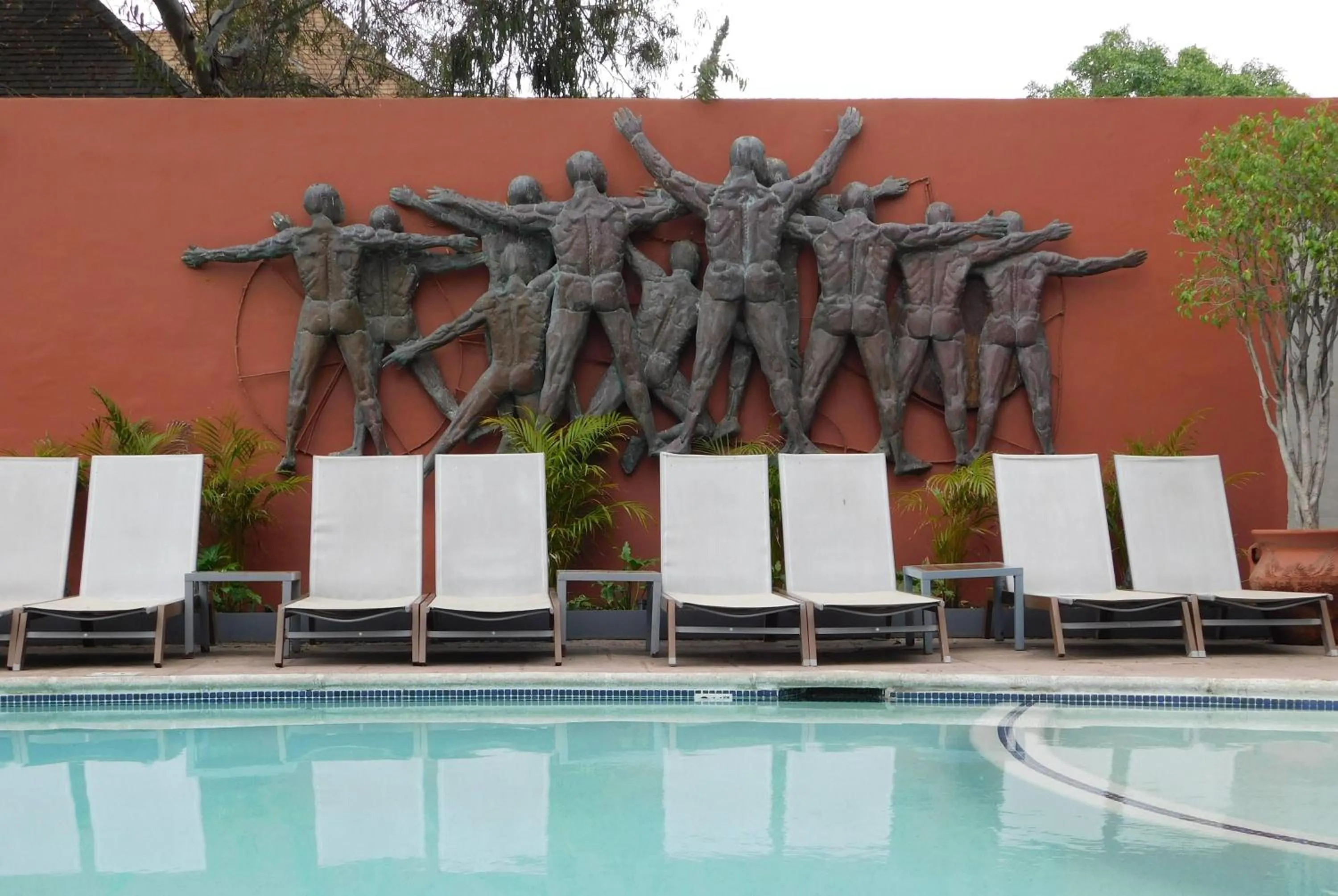 Pool view in Hotel Palacio Azteca Tijuana, Trademark by Wyndham