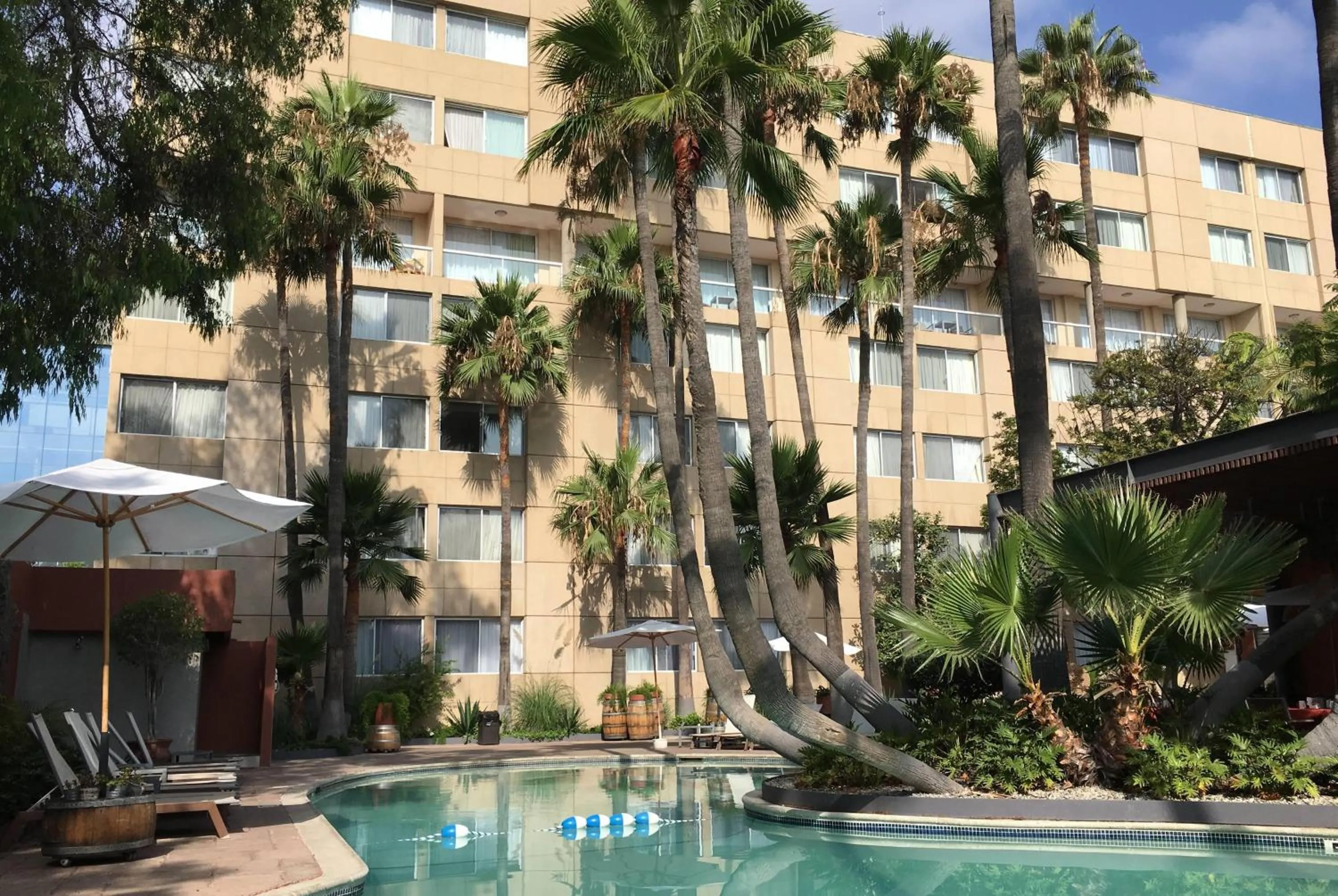 Pool view in Hotel Palacio Azteca Tijuana, Trademark by Wyndham