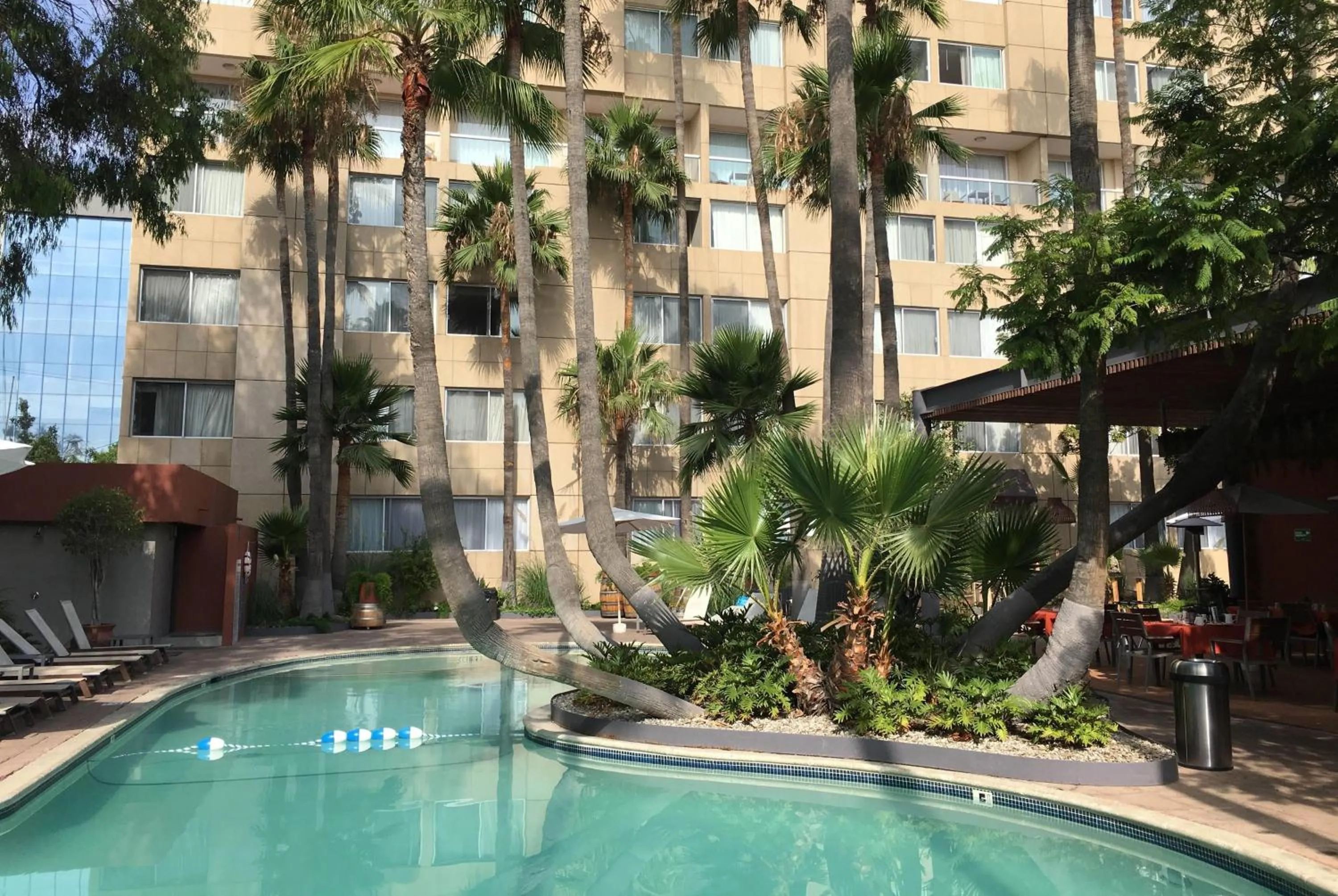 Pool view in Hotel Palacio Azteca Tijuana, Trademark by Wyndham
