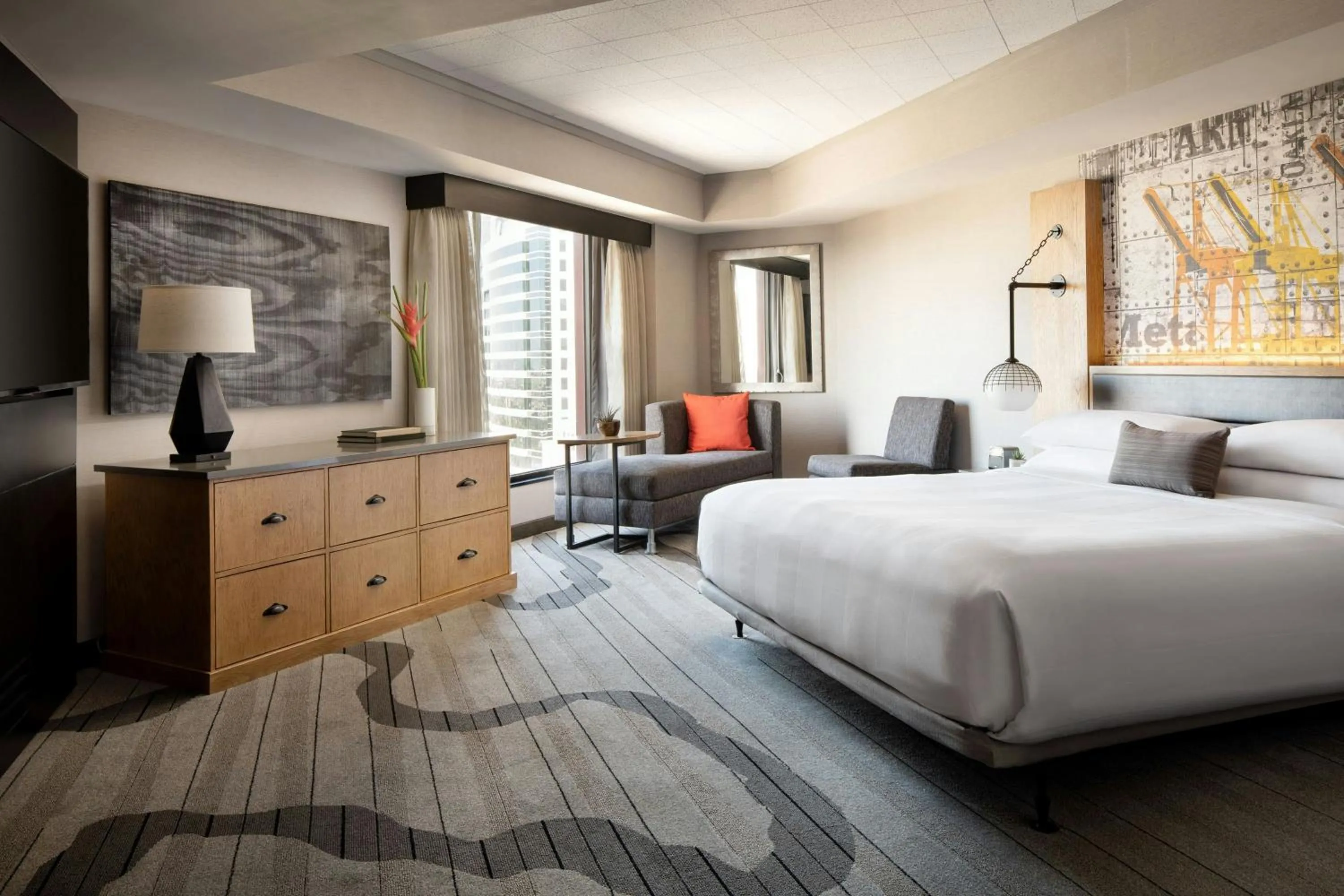 Bedroom, Bed in Oakland Marriott City Center