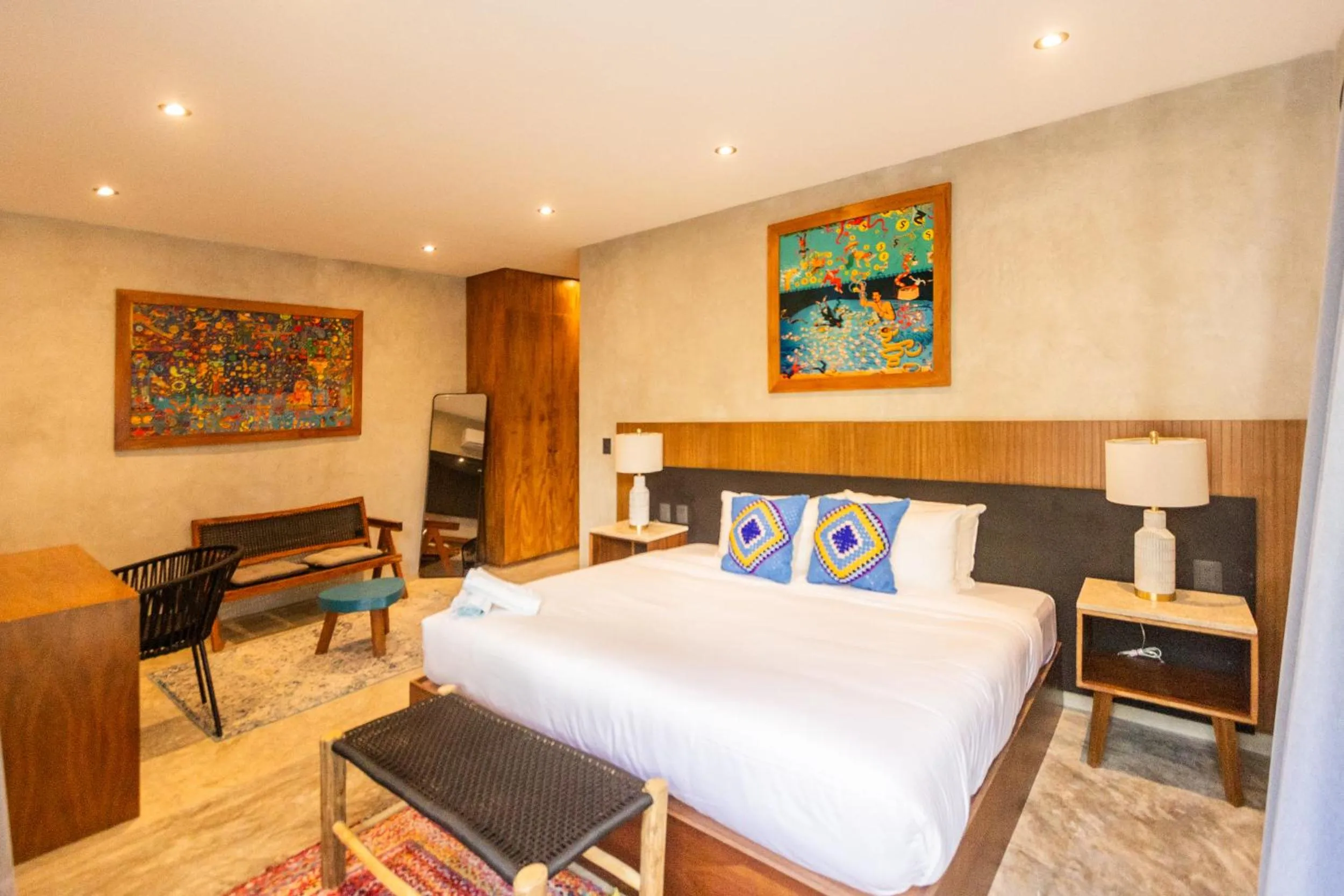 Bedroom in Turquoise Tulum Hotel