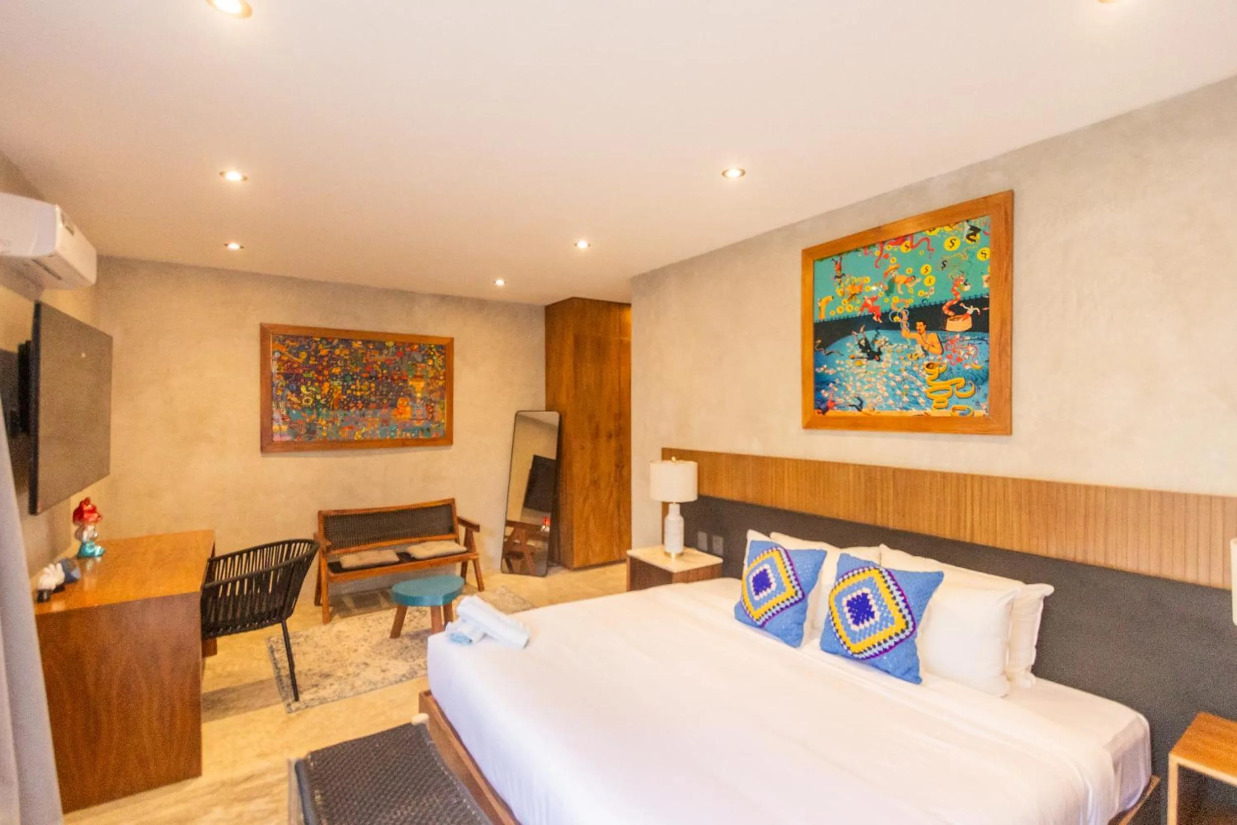 Bedroom, Bed in Turquoise Tulum Hotel