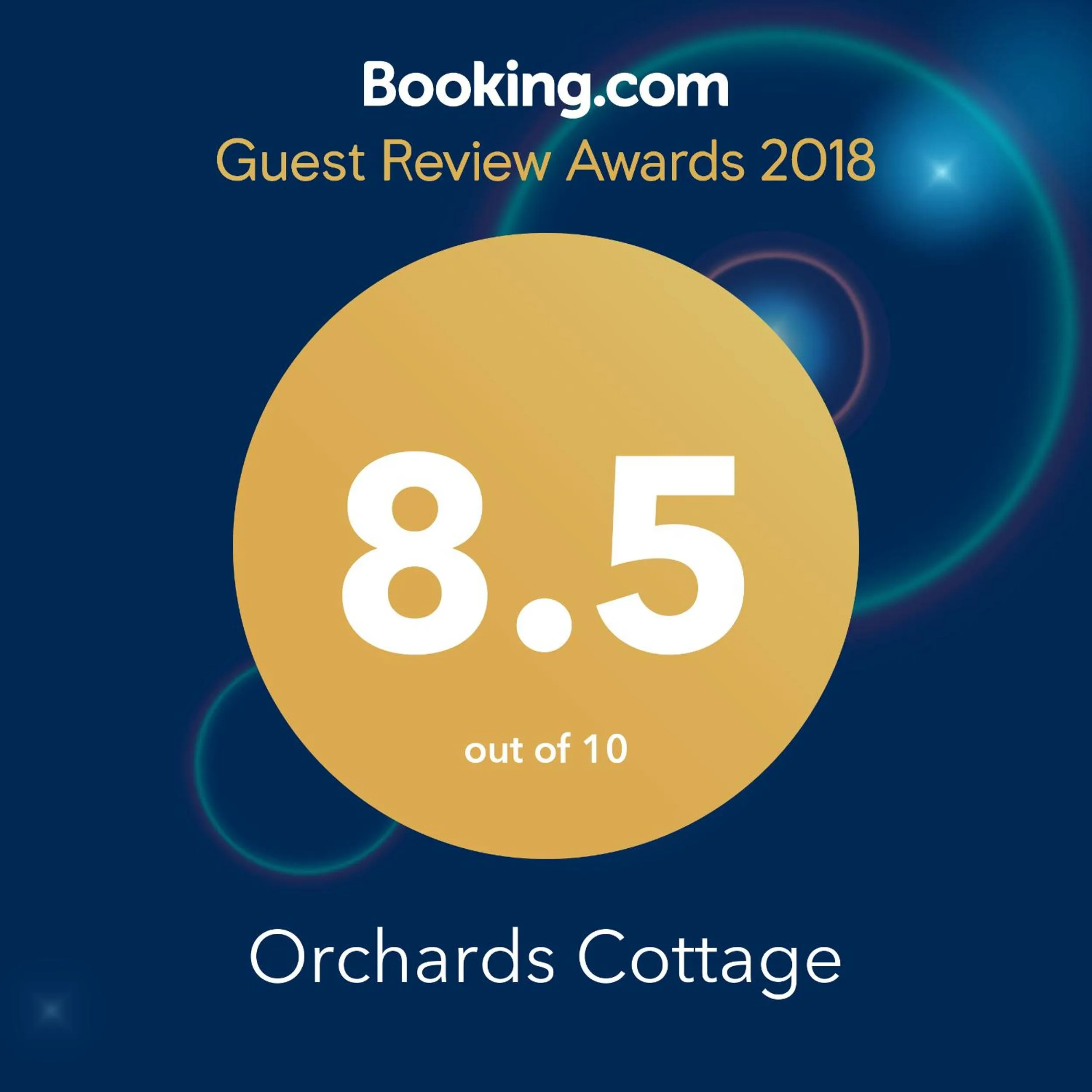 Certificate/Award in Orchards Cottage Hotel