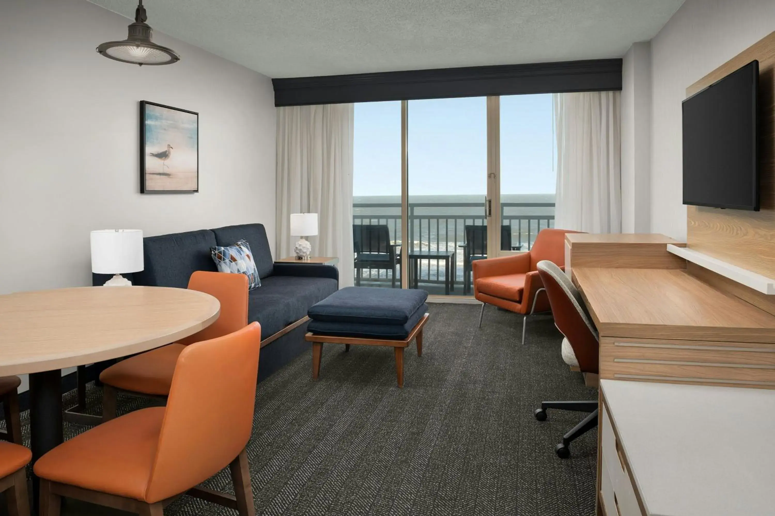 One-Bedroom Queen Suite Corner - Oceanfront in Courtyard Virginia Beach Oceanfront / North 37th Street One-Bedroom Queen Suite Corner - Oceanfront in Courtyard Virginia Beach Oceanfront / North 37th Street