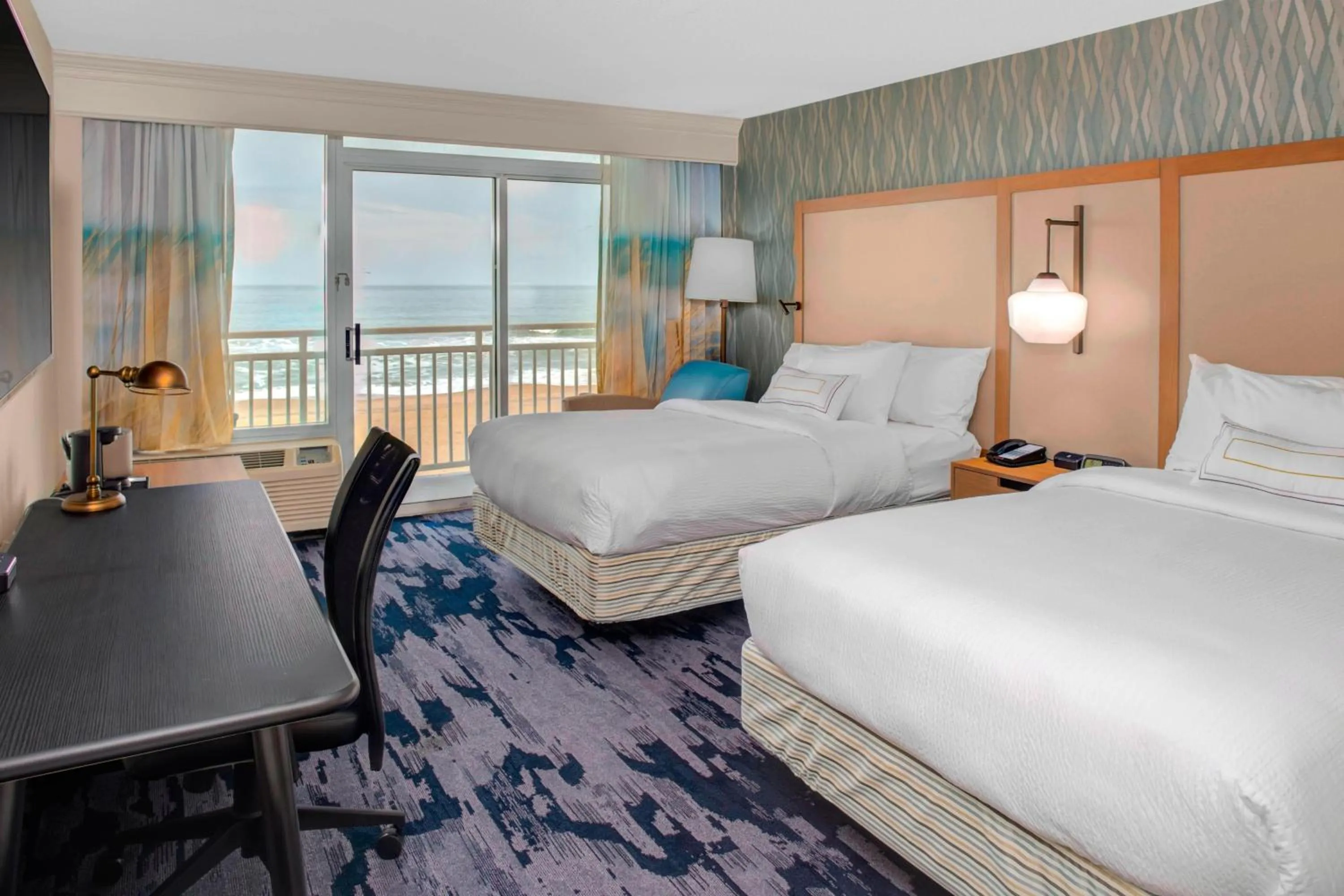 Photo of the whole room, Bed in Fairfield Inn & Suites by Marriott Virginia Beach Oceanfront
