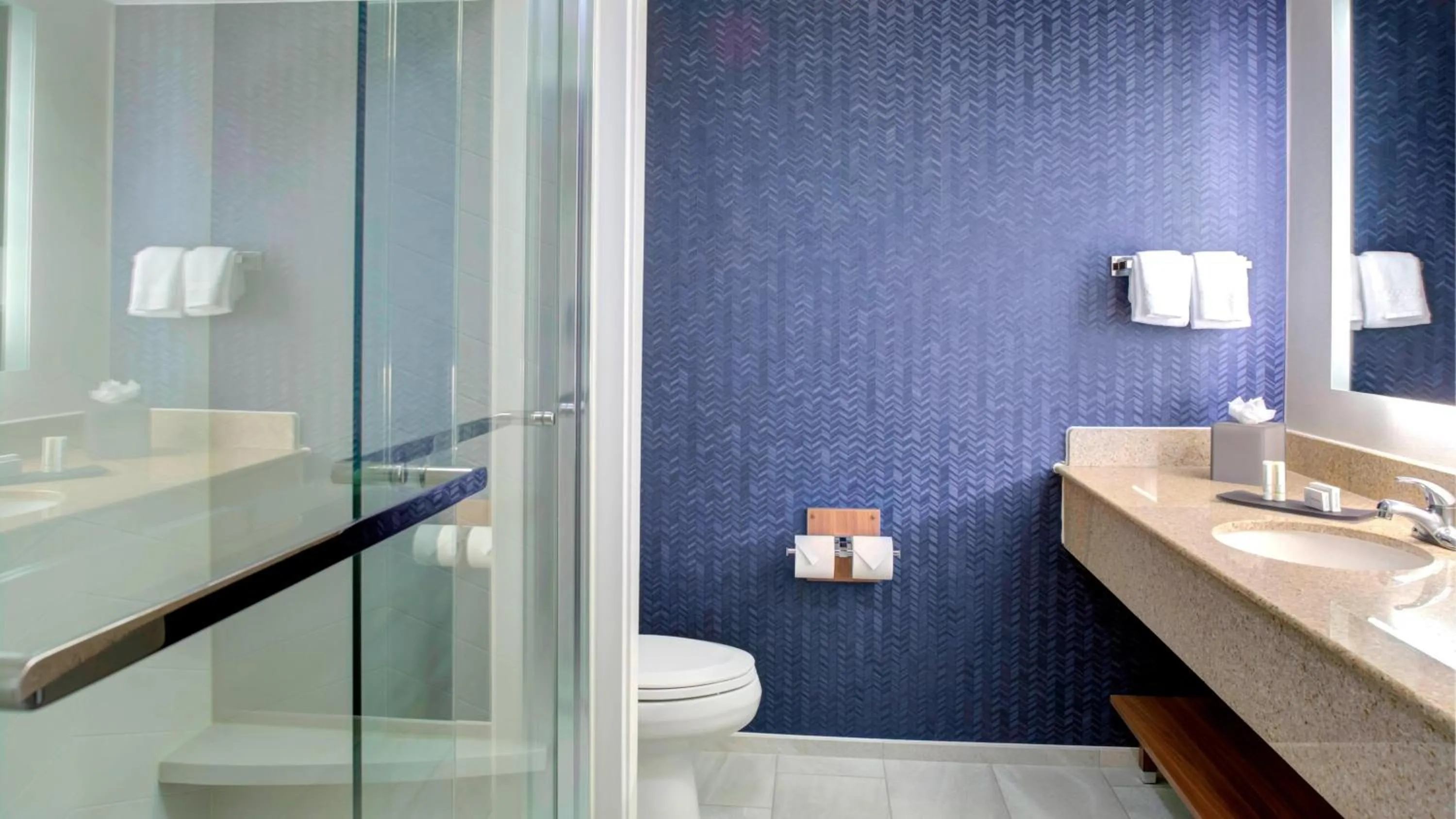 Bathroom in Fairfield Inn & Suites by Marriott Virginia Beach Oceanfront