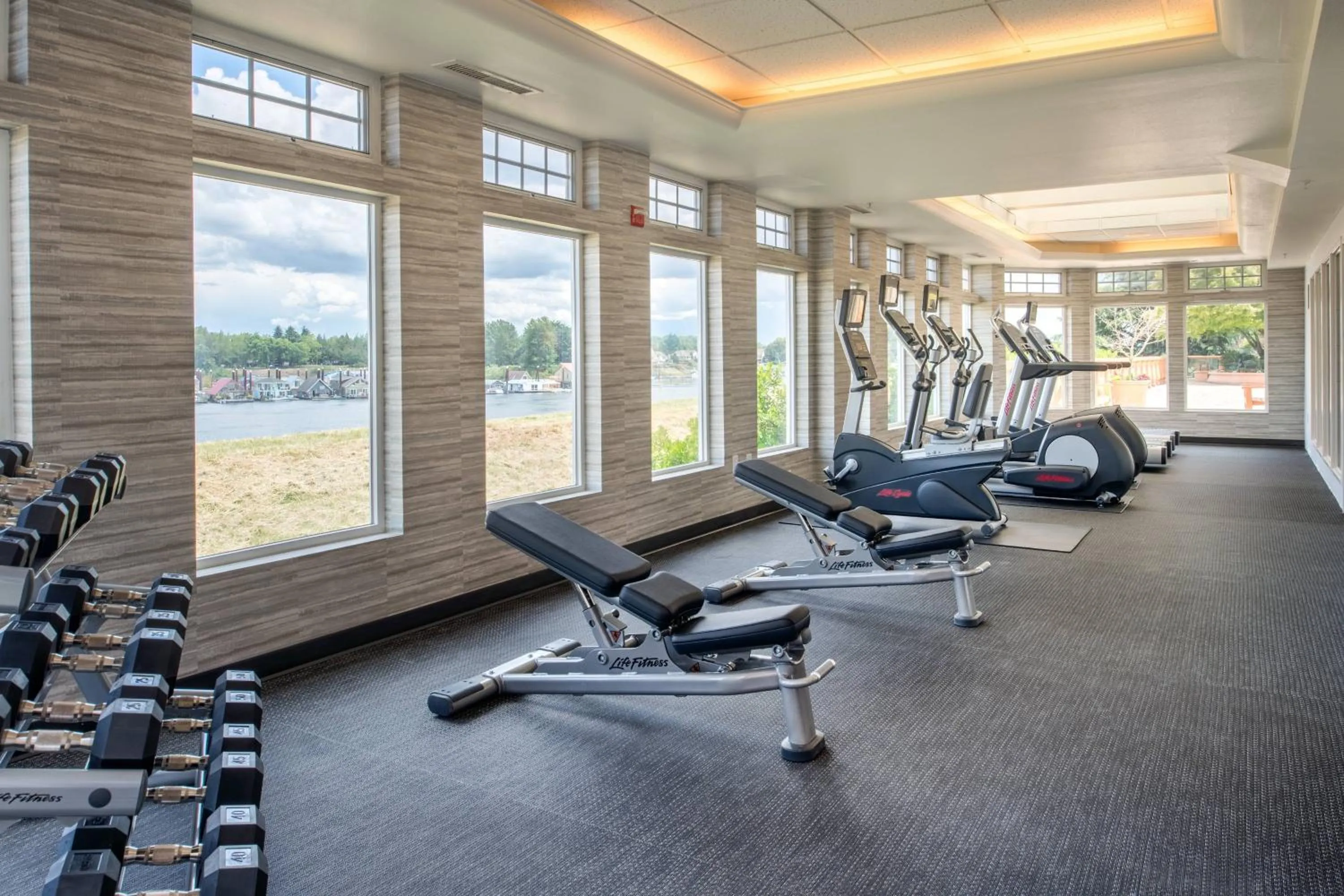 Fitness centre/facilities in Courtyard by Marriott Portland North