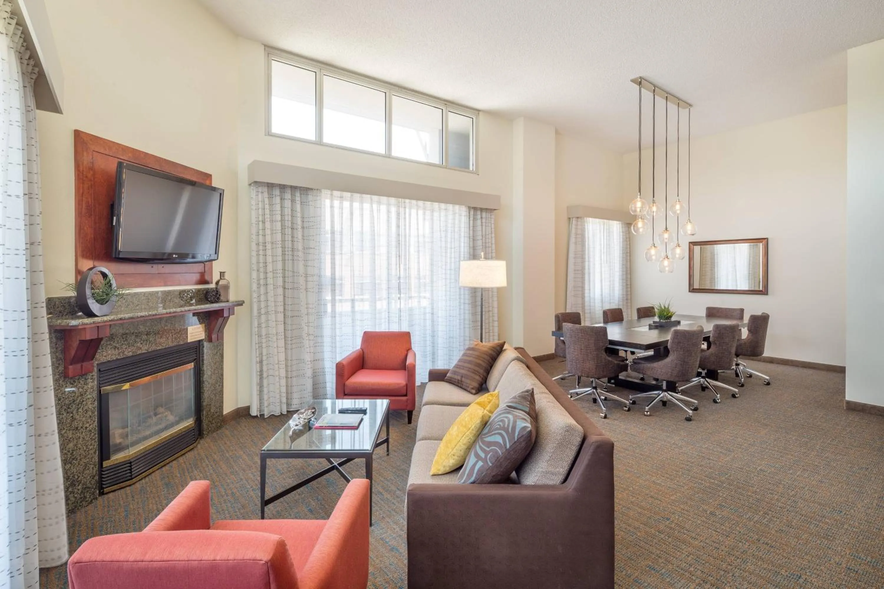 Living room in Residence Inn Portland Downtown/RiverPlace
