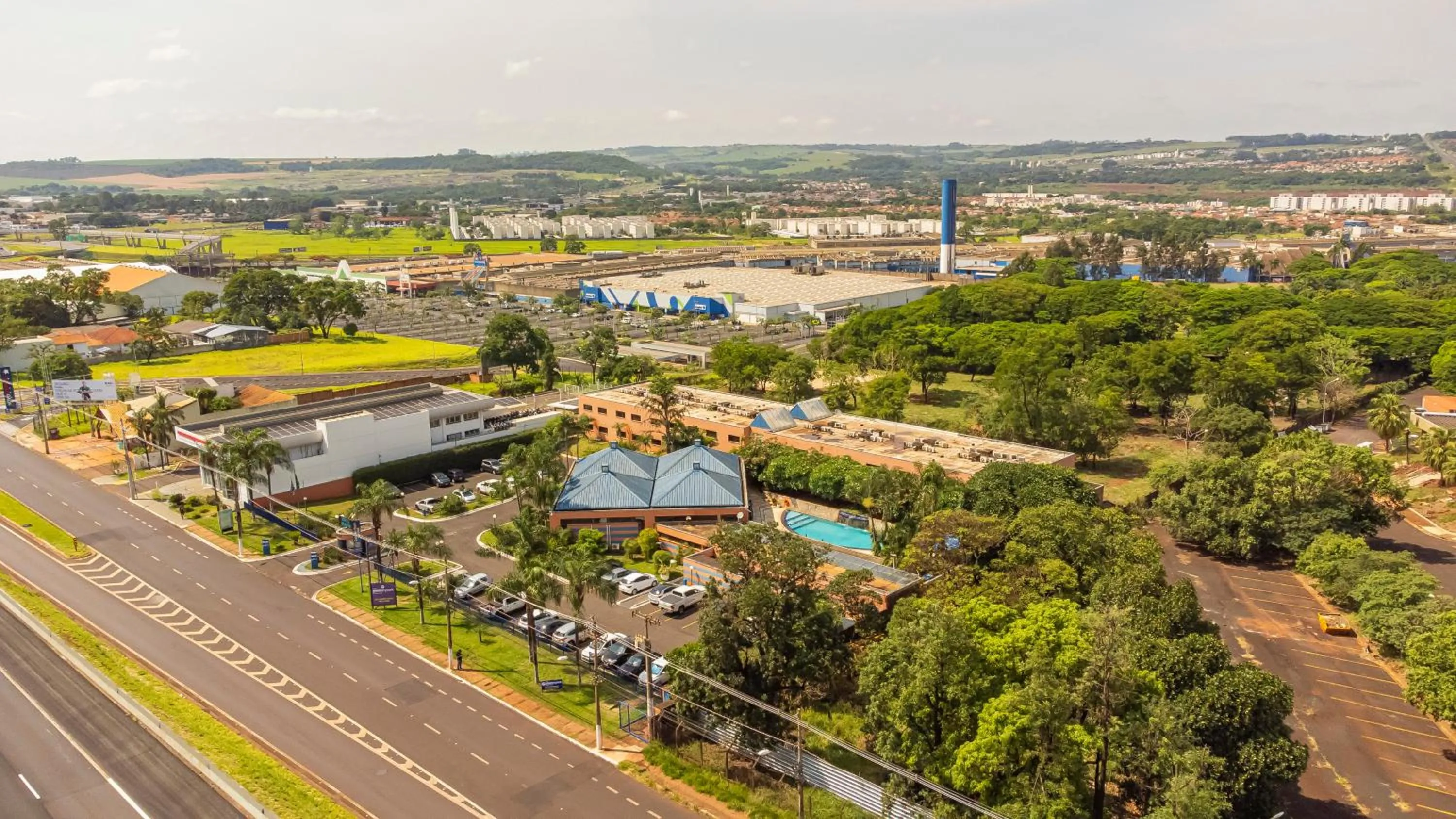 Bird's eye view in Hotel Golden Park Ribeirão Preto by Nacional Inn