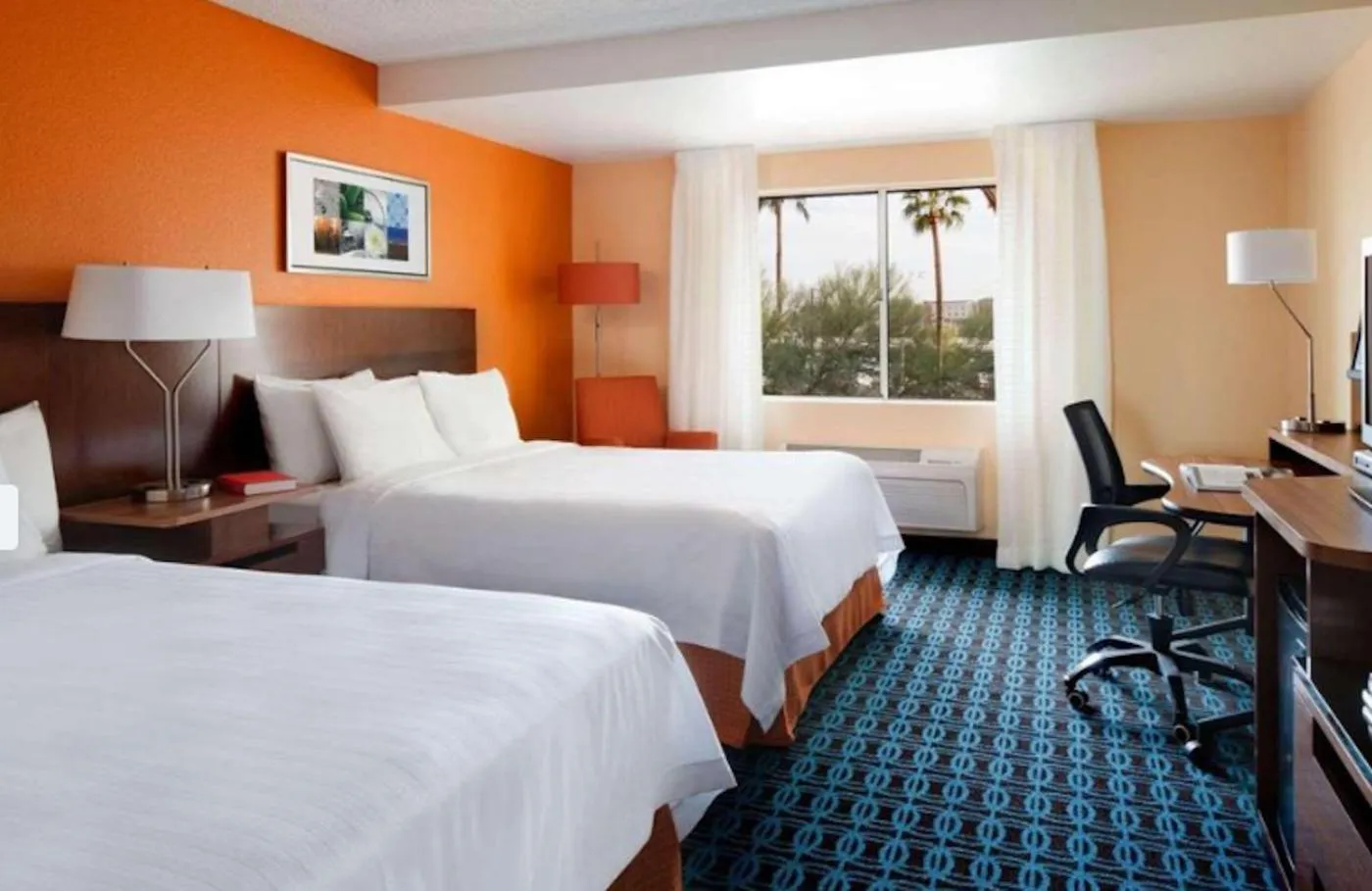 Bedroom, Bed in Country Inn & Suites by Radisson, Phoenix Airport, AZ