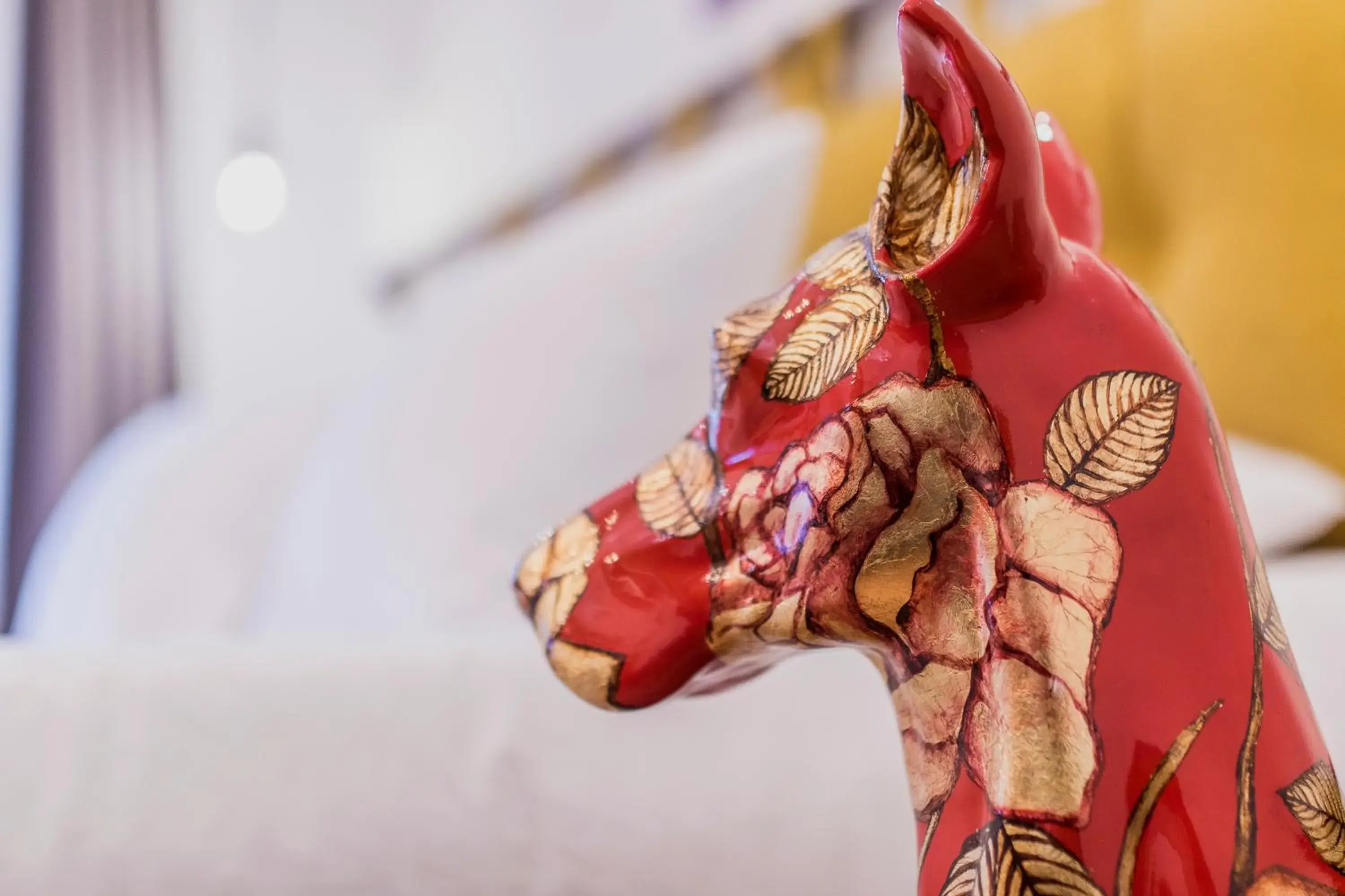 Decorative detail, Bed in X.O Art House Decorative detail, Bed in X.O Art House